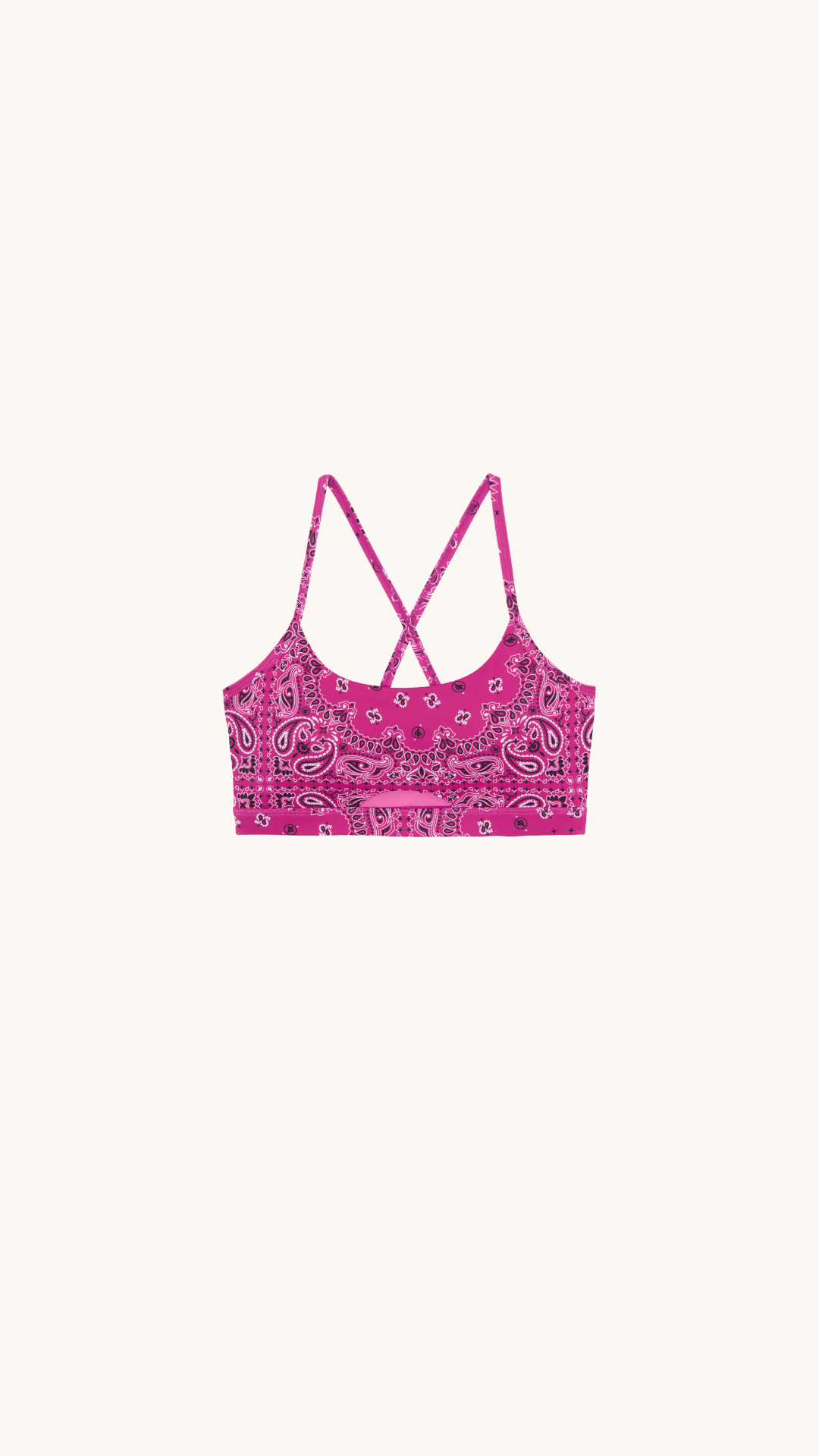 YOGA BRA FUSCHIA