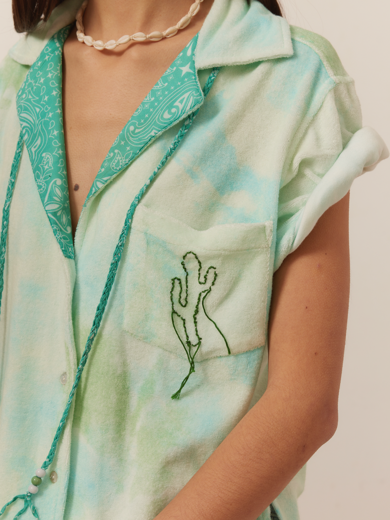 Blue Sponge Shirt