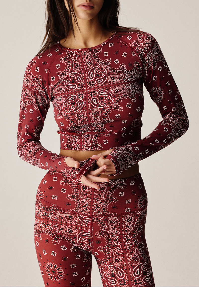 Top Bandana Bordeaux