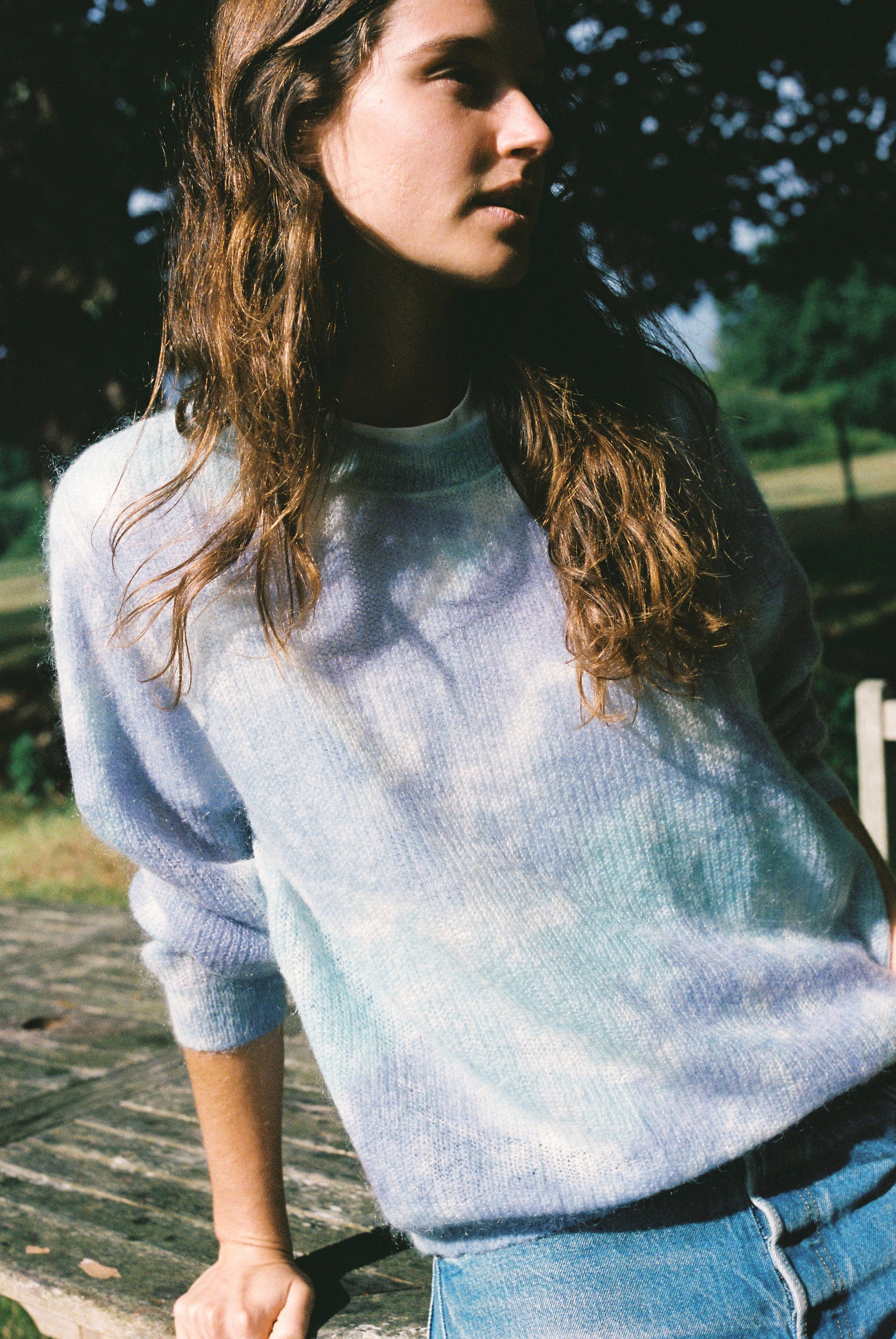 Tie & Dye knitwear blue