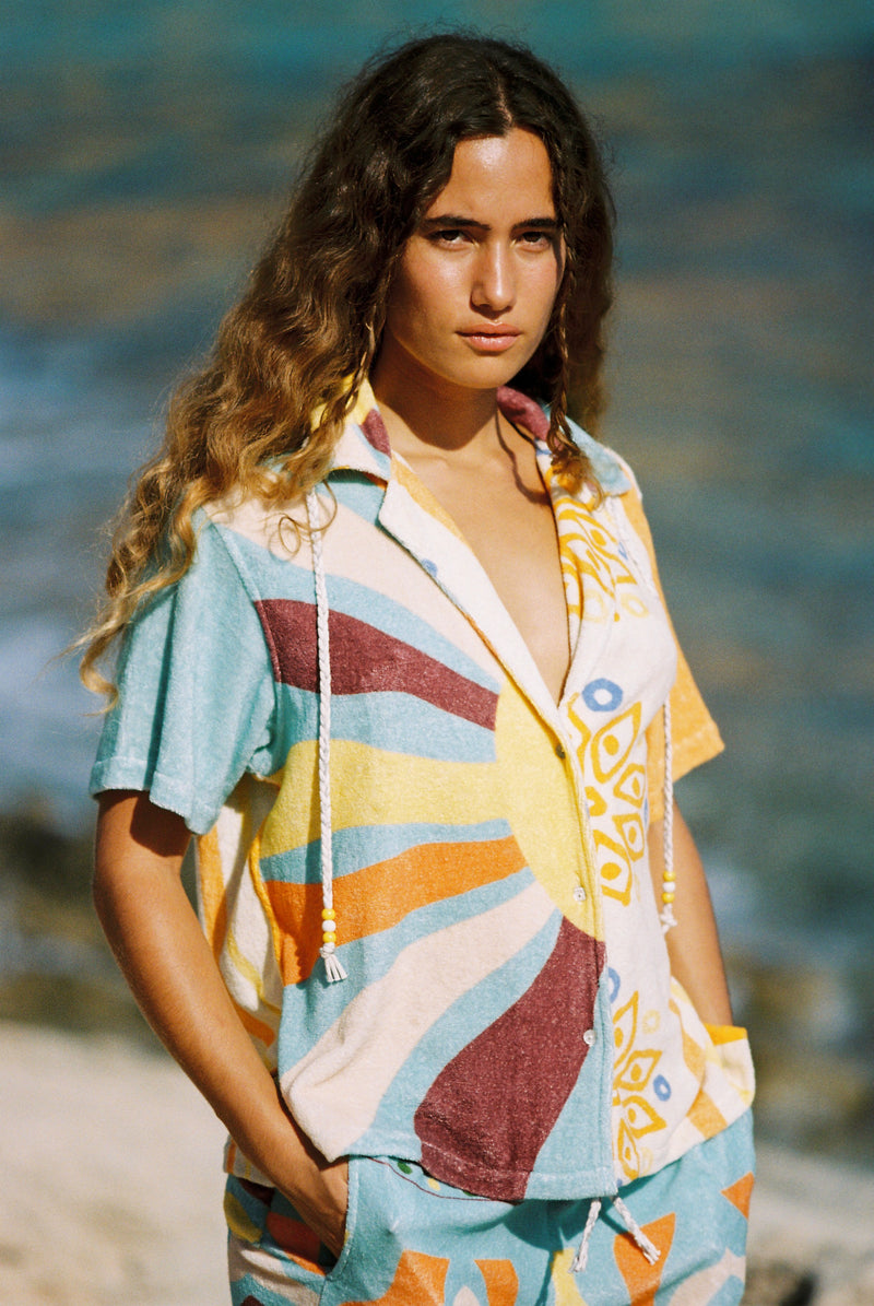 Aliza shirt blue