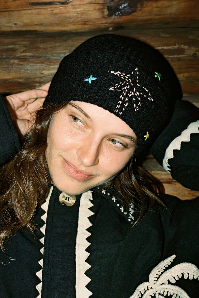 Knited hat black