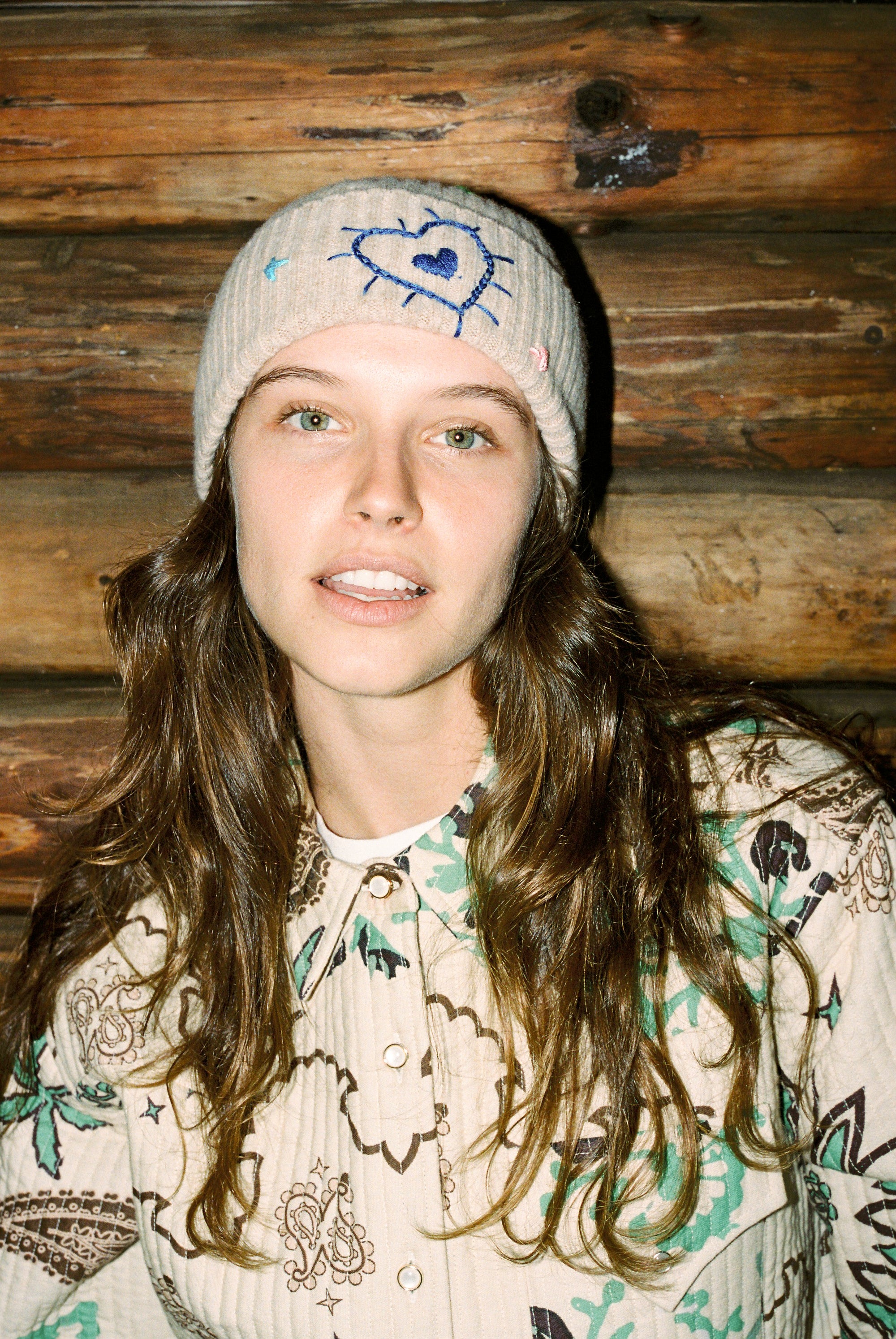 Knited hat beige
