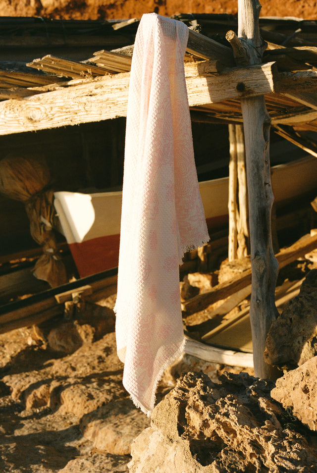 Serviette de plage Any rose