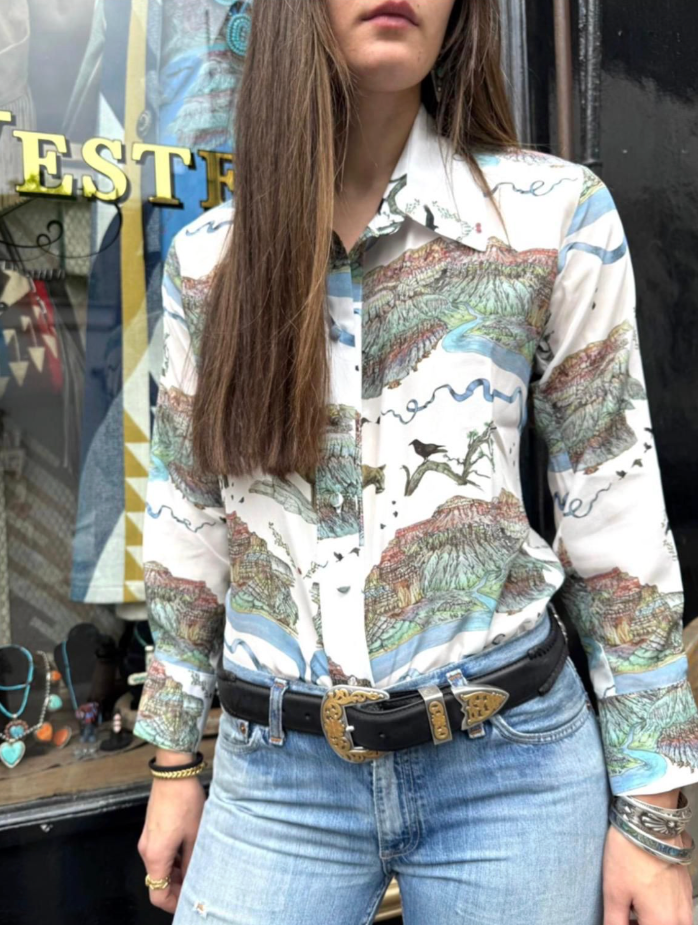 Mountain Lion White Shirt