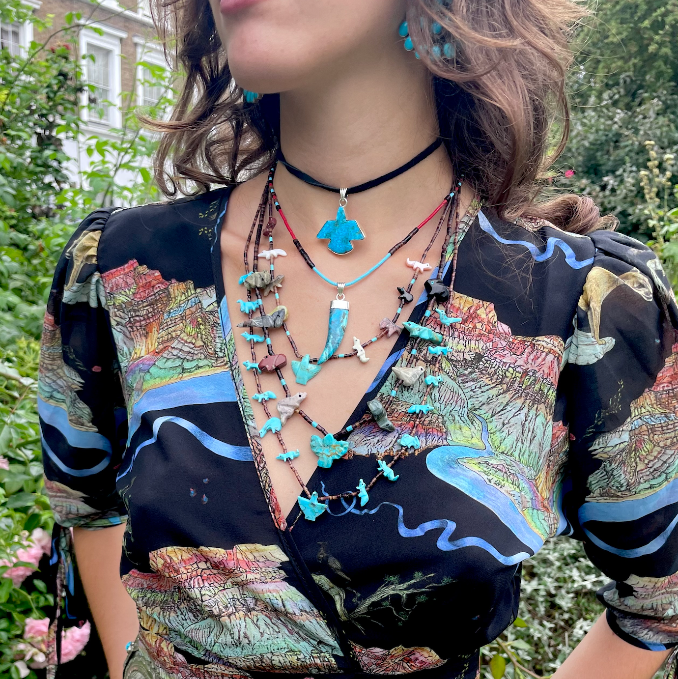 Collier Jet Horse Power Animal