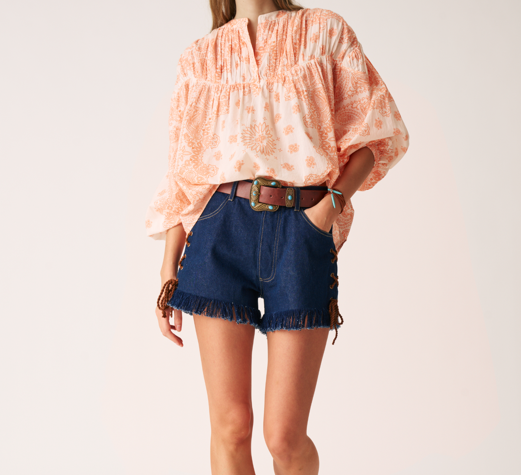 Awa Blouse Orange