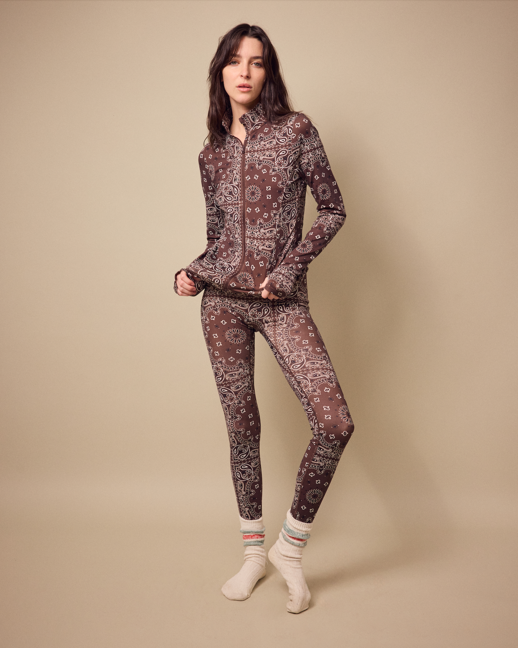 Yoga Zip Jacket Choco