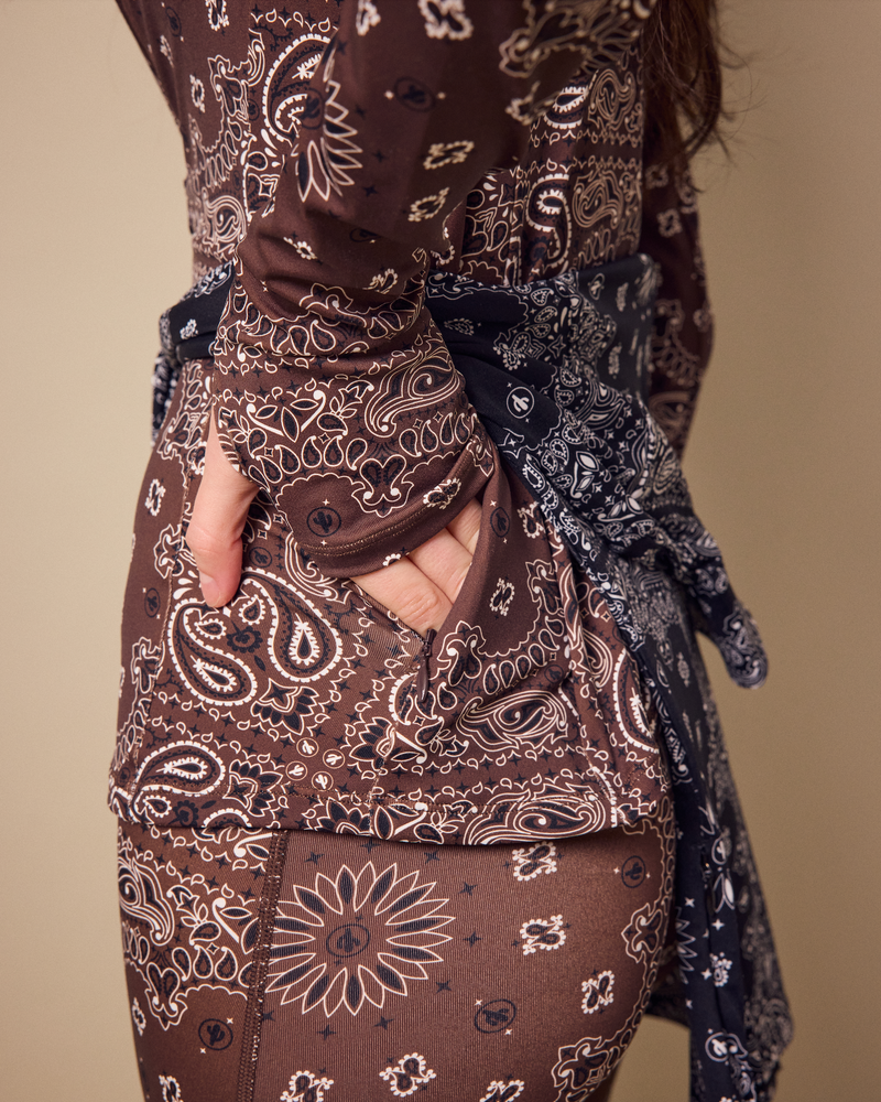 Yoga Zip Jacket Choco