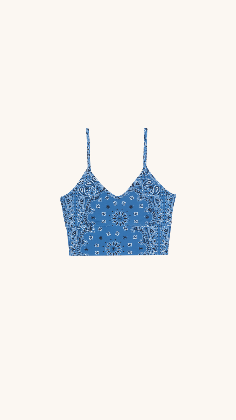Denim Bandana Tank Top