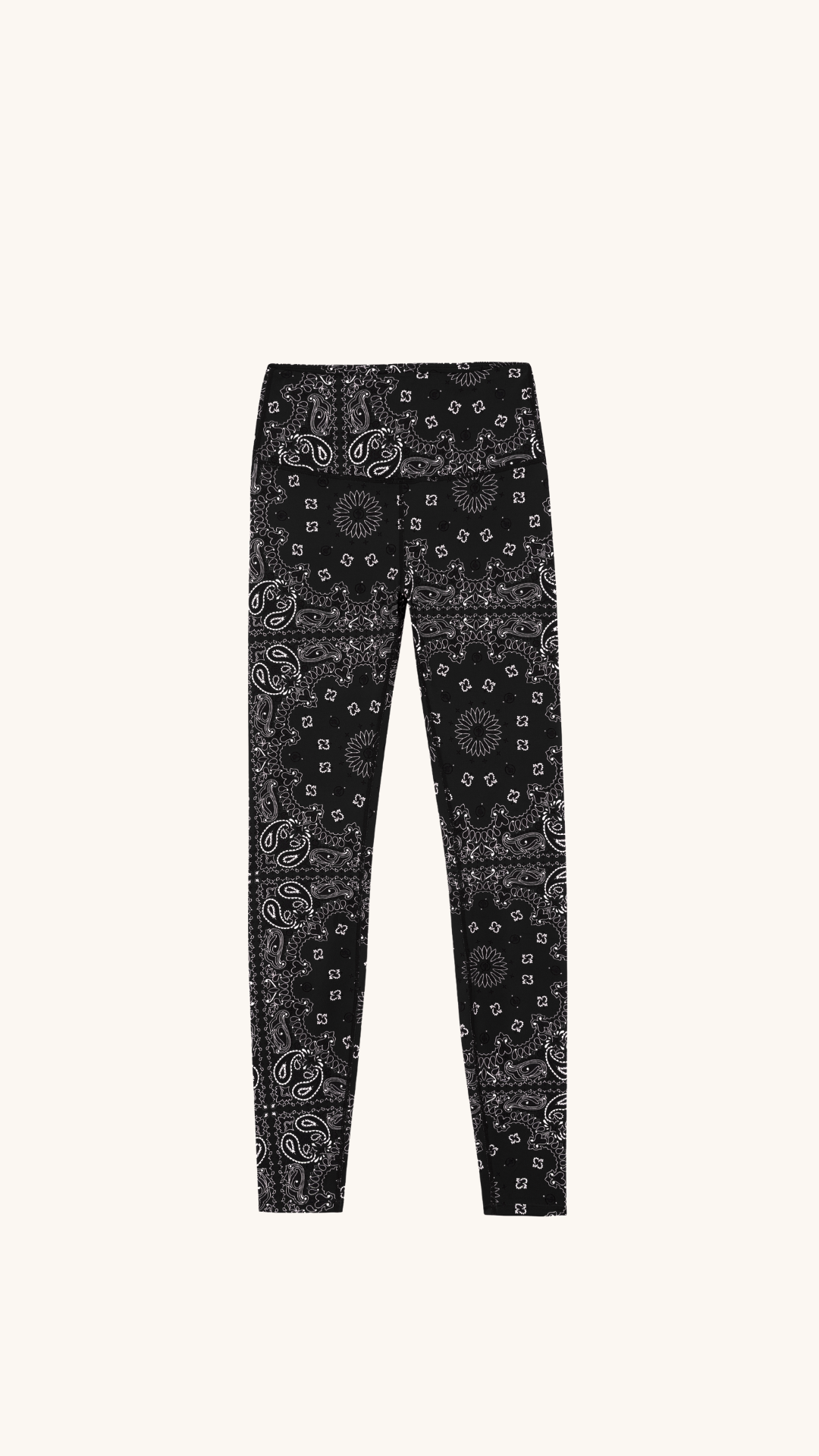 YOGA LEGGING BLACK BANDANA