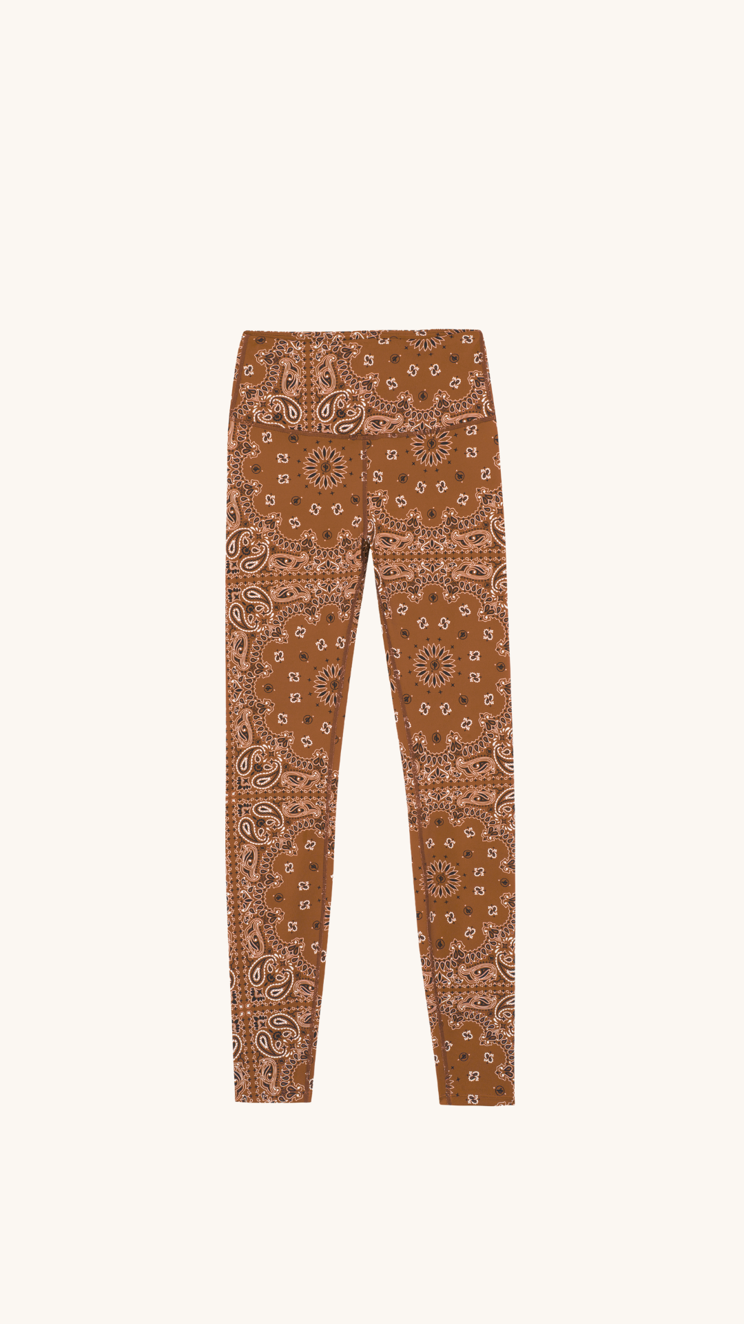 Yoga legging terracotta bandana