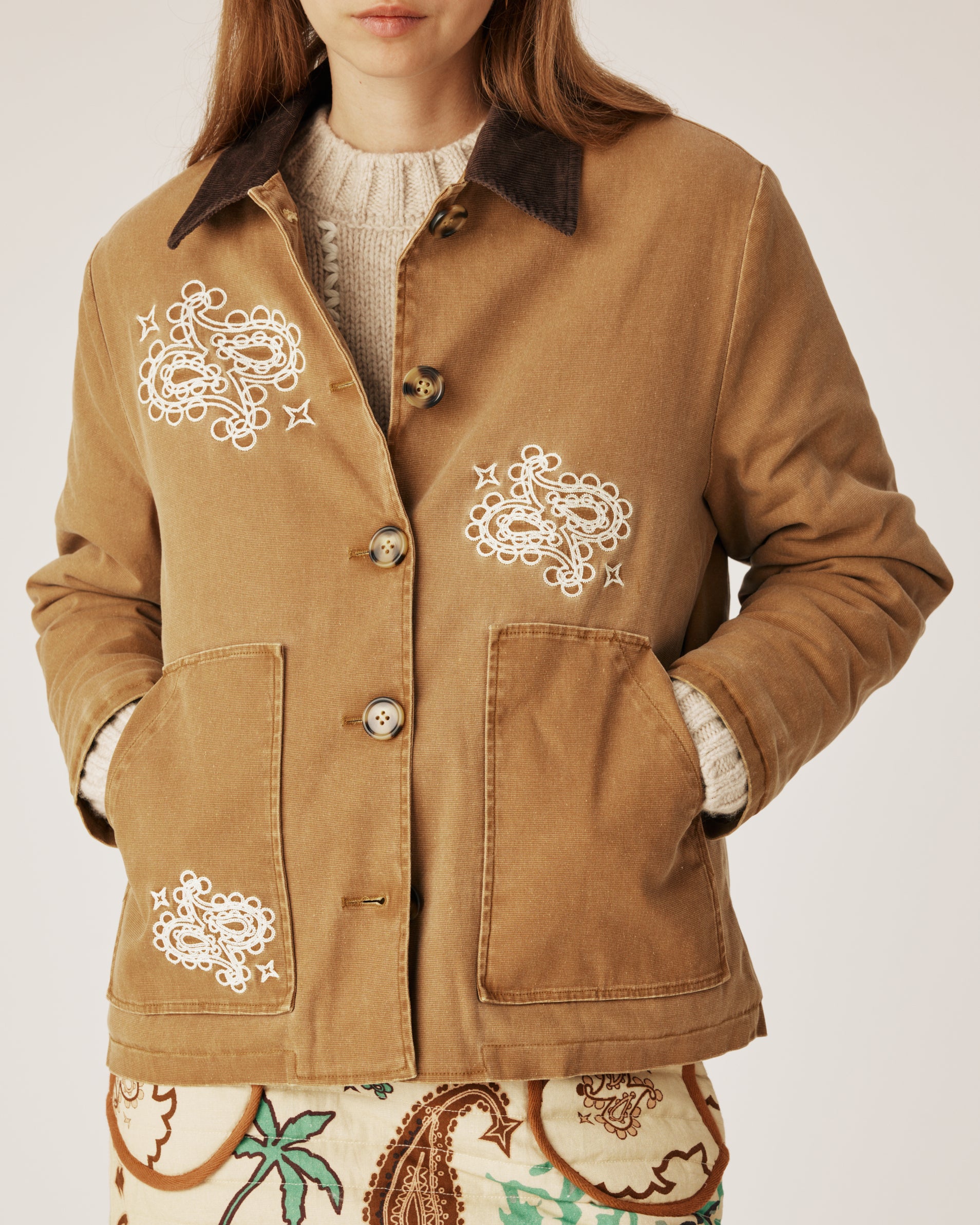Flip jacket ginger