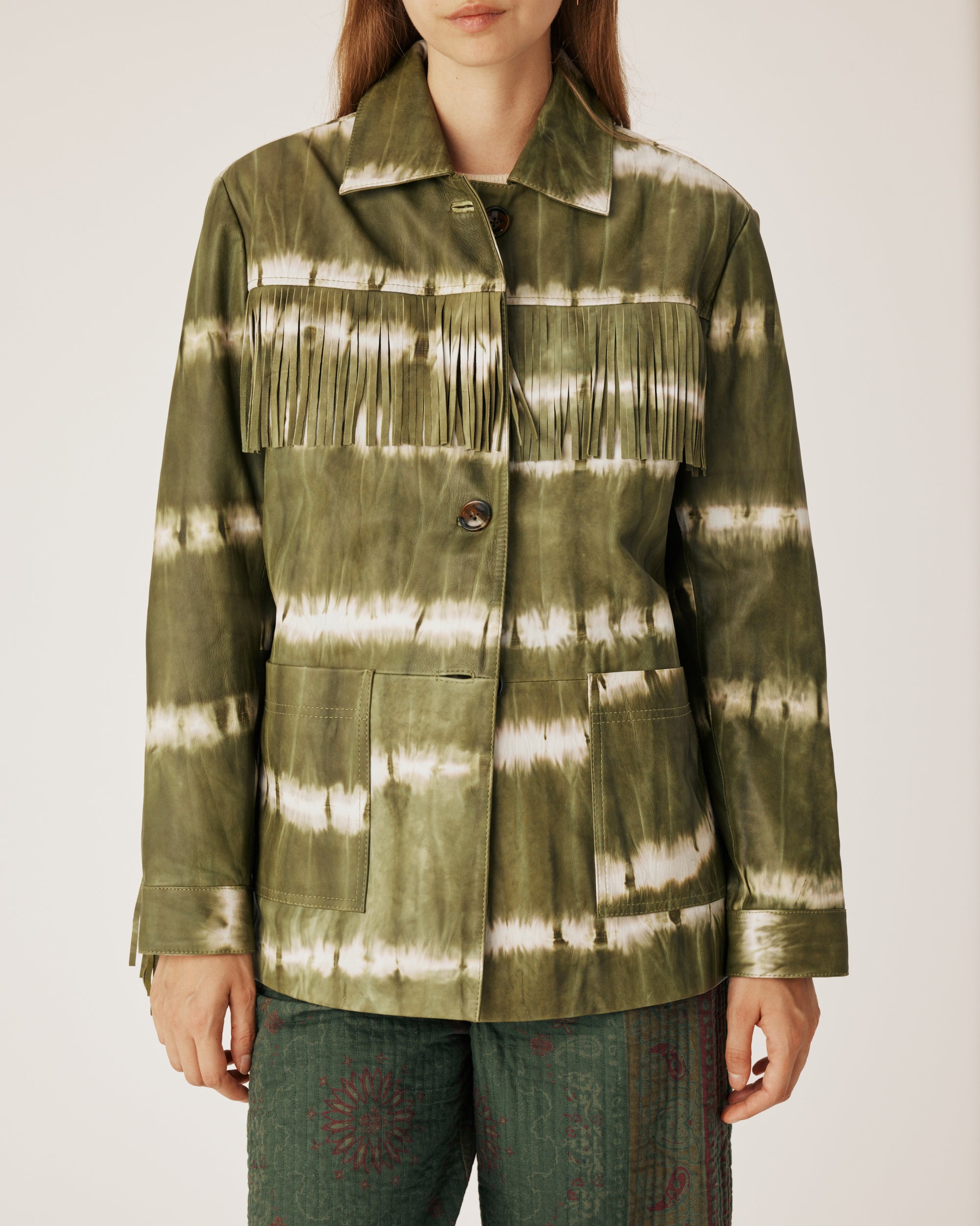 Tie and dye jacket
