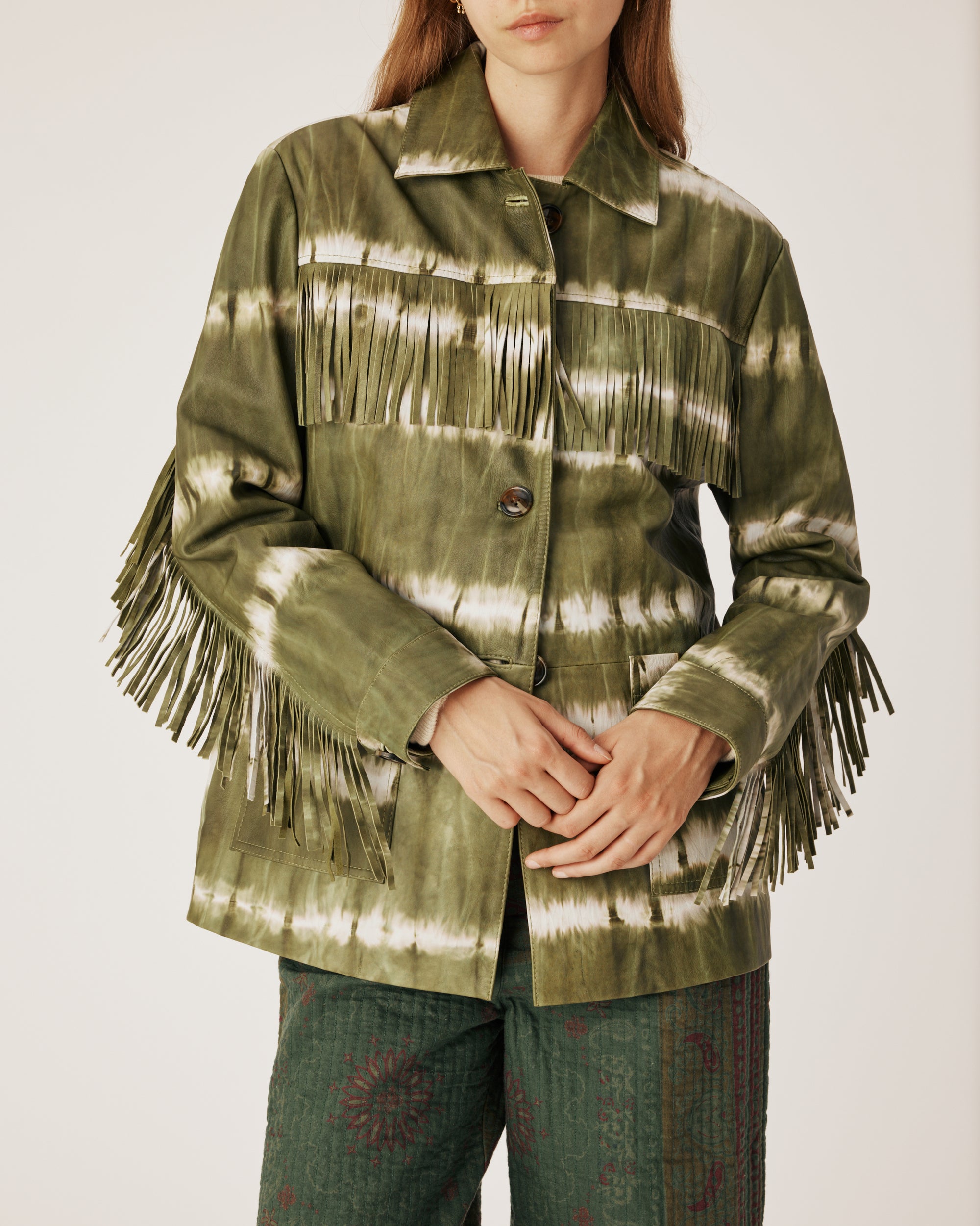 Tie and dye jacket