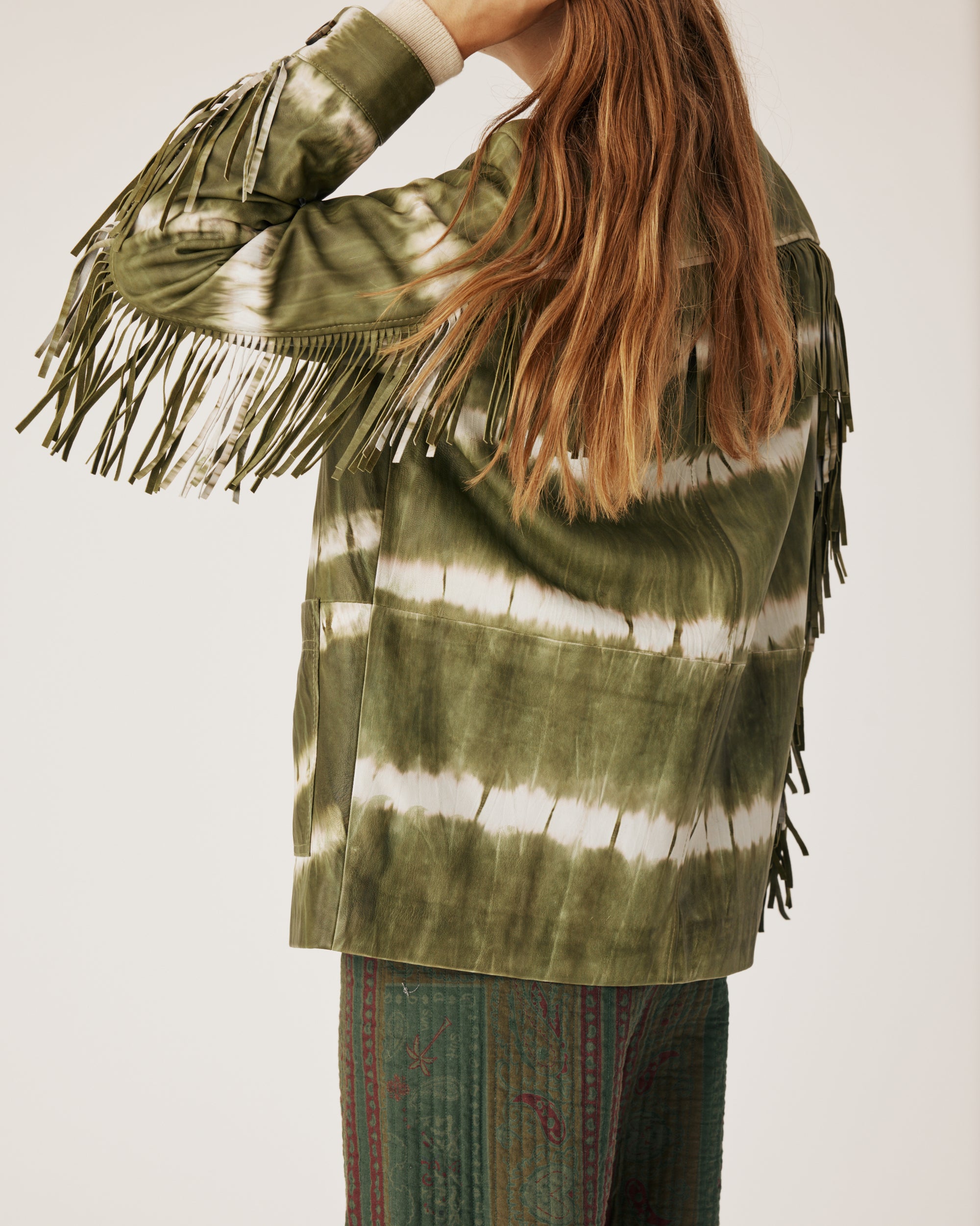 Tie and dye jacket