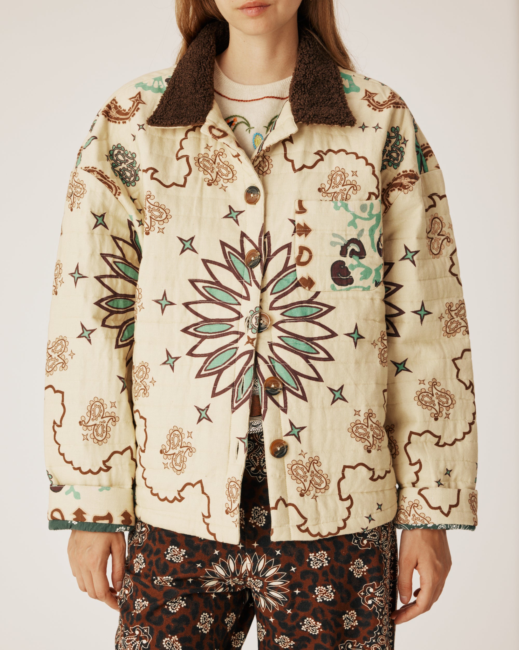 Boho vanilla jacket