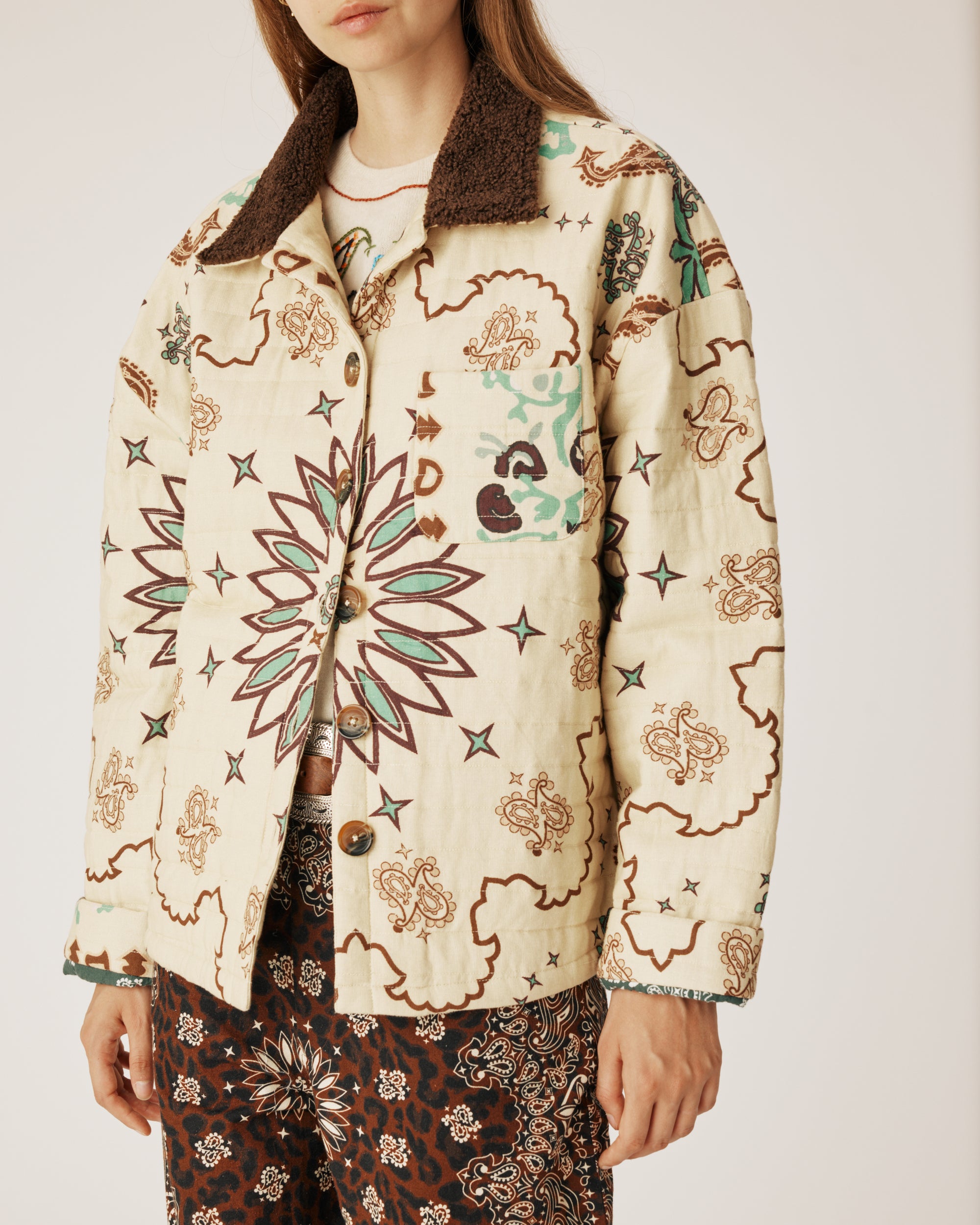 Boho vanilla jacket