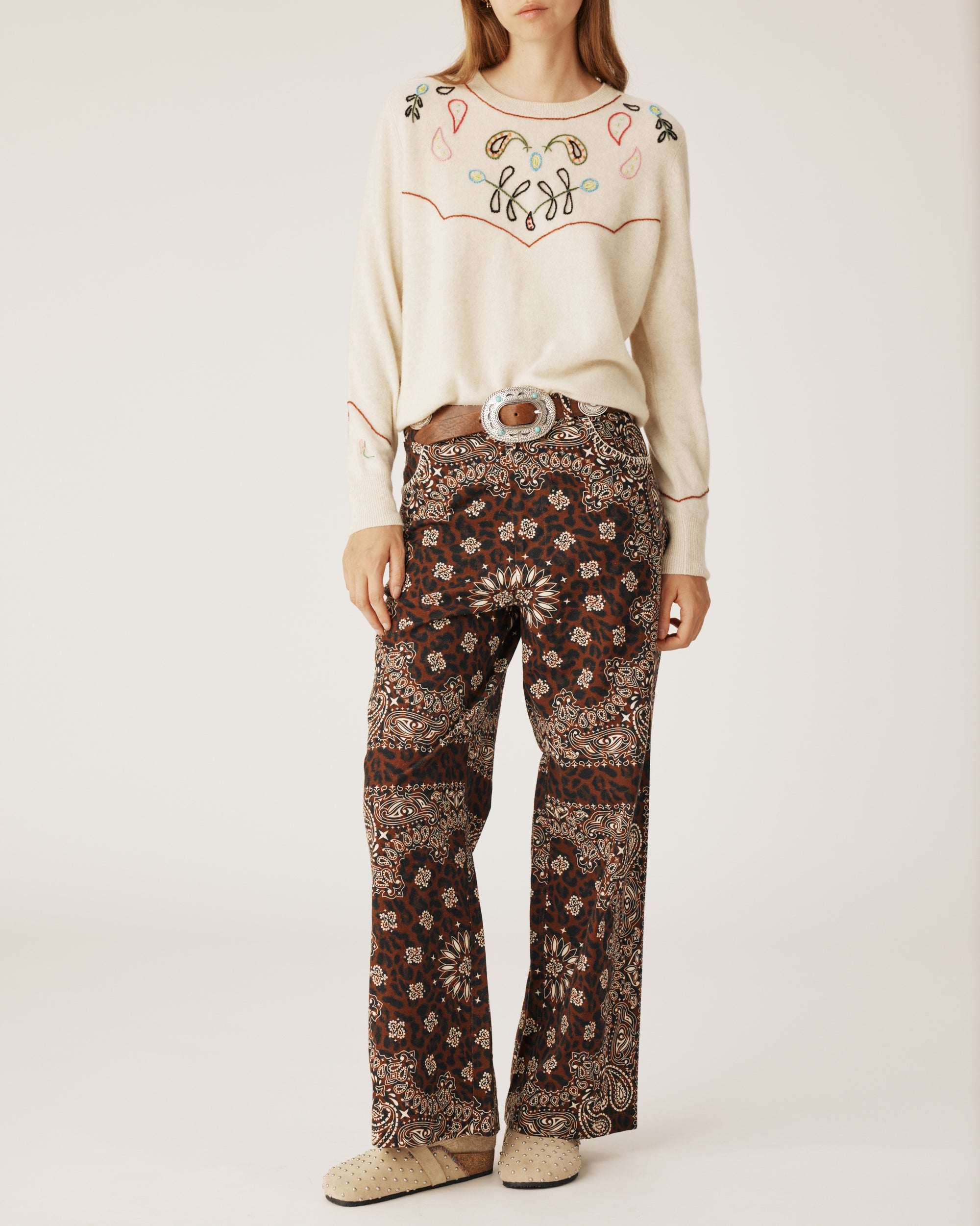 Leopard pants