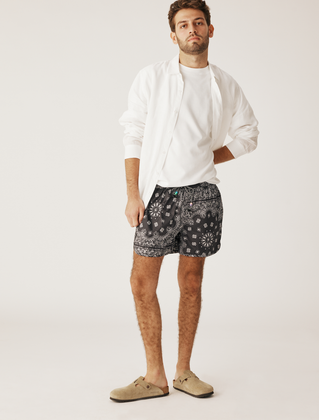 Men swimwear black