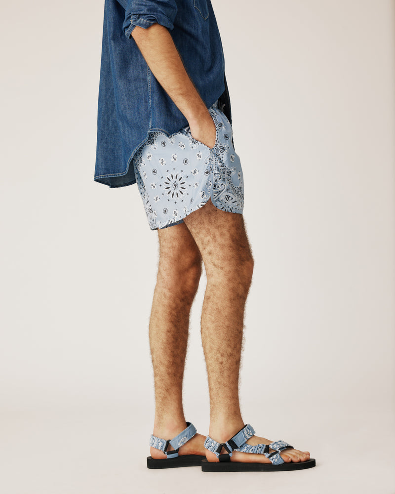 Men swimwear blue