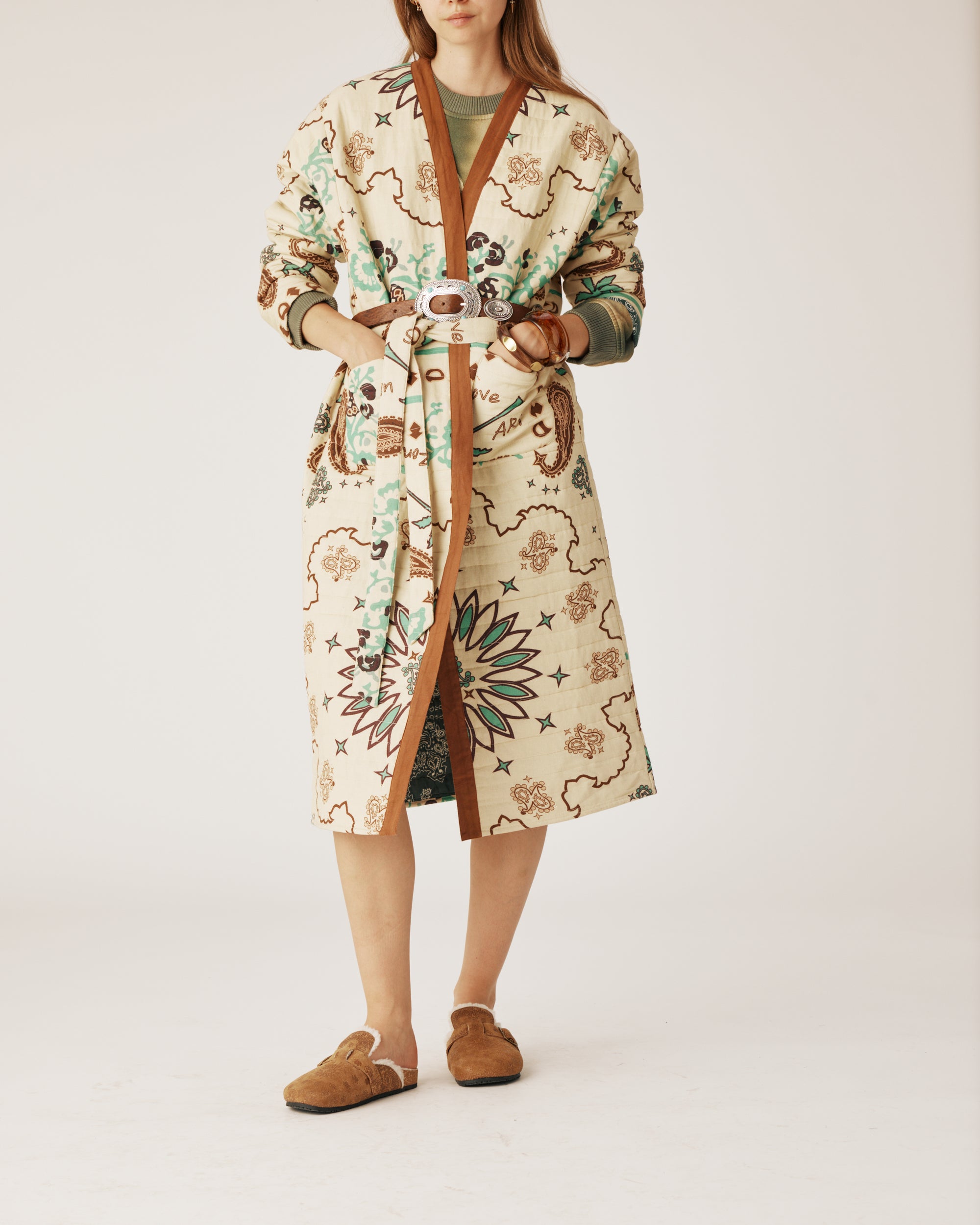 Boho vanilla coat