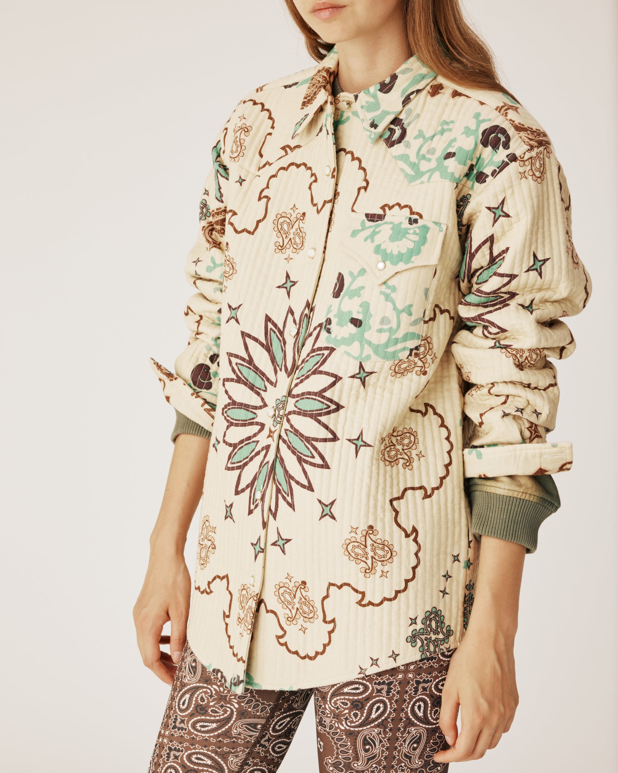 Boho vanilla shirt