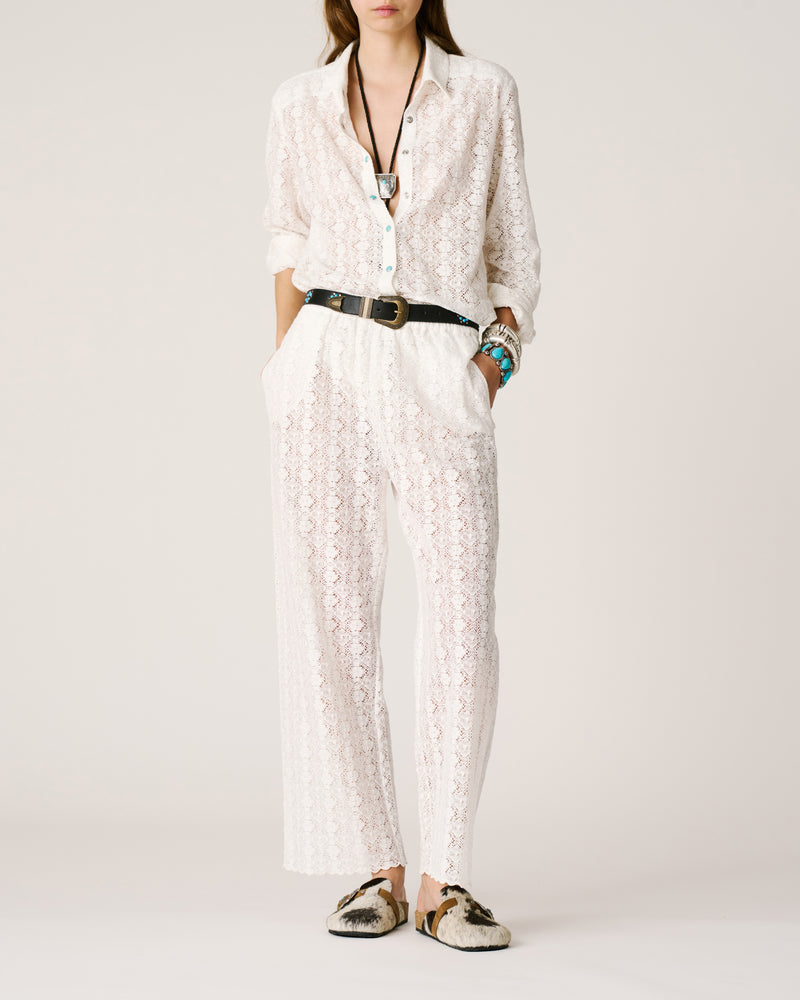 Lace pants