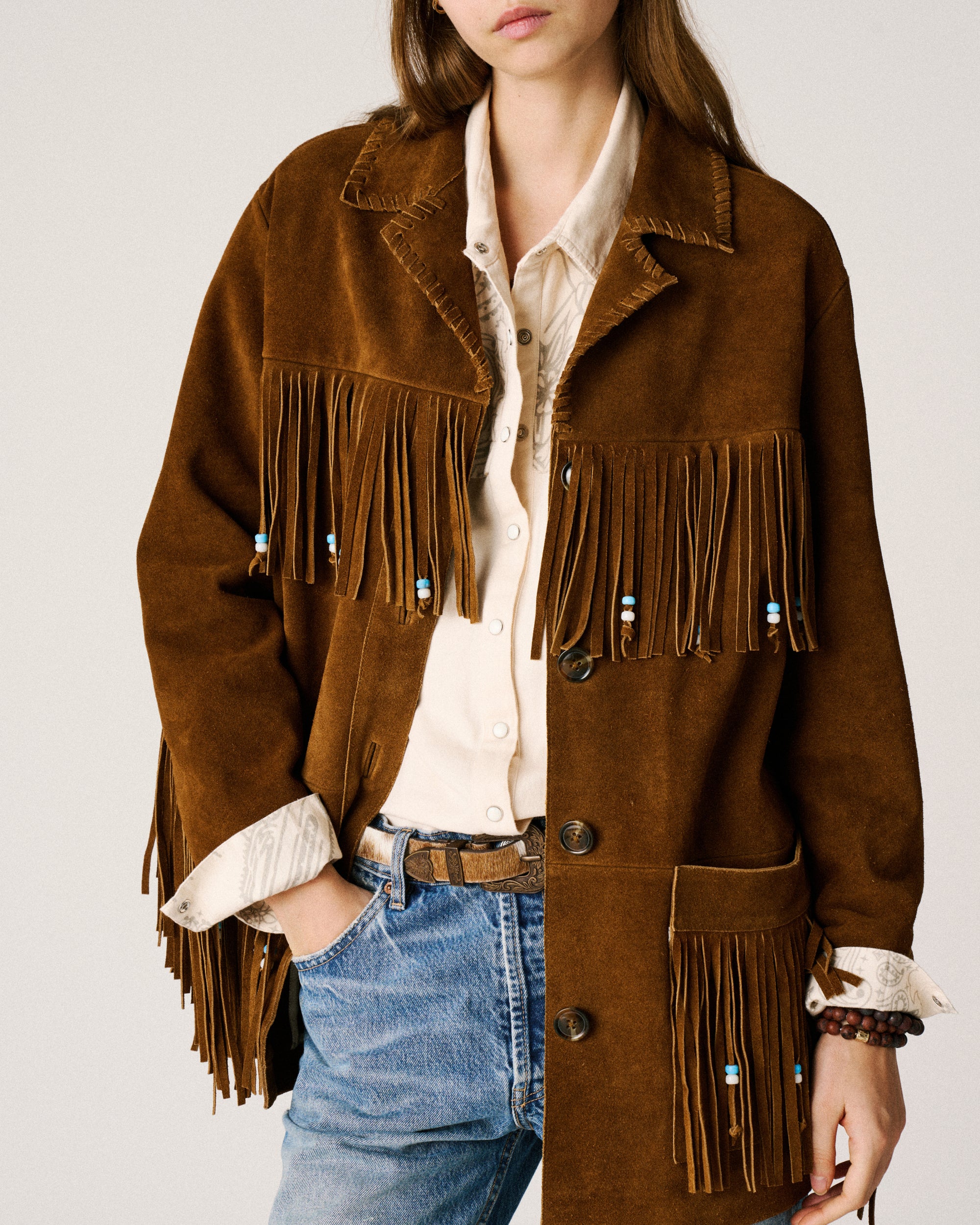 Veste en daim
