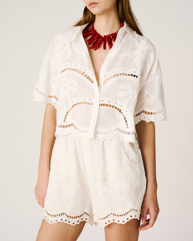 Chemise palmier