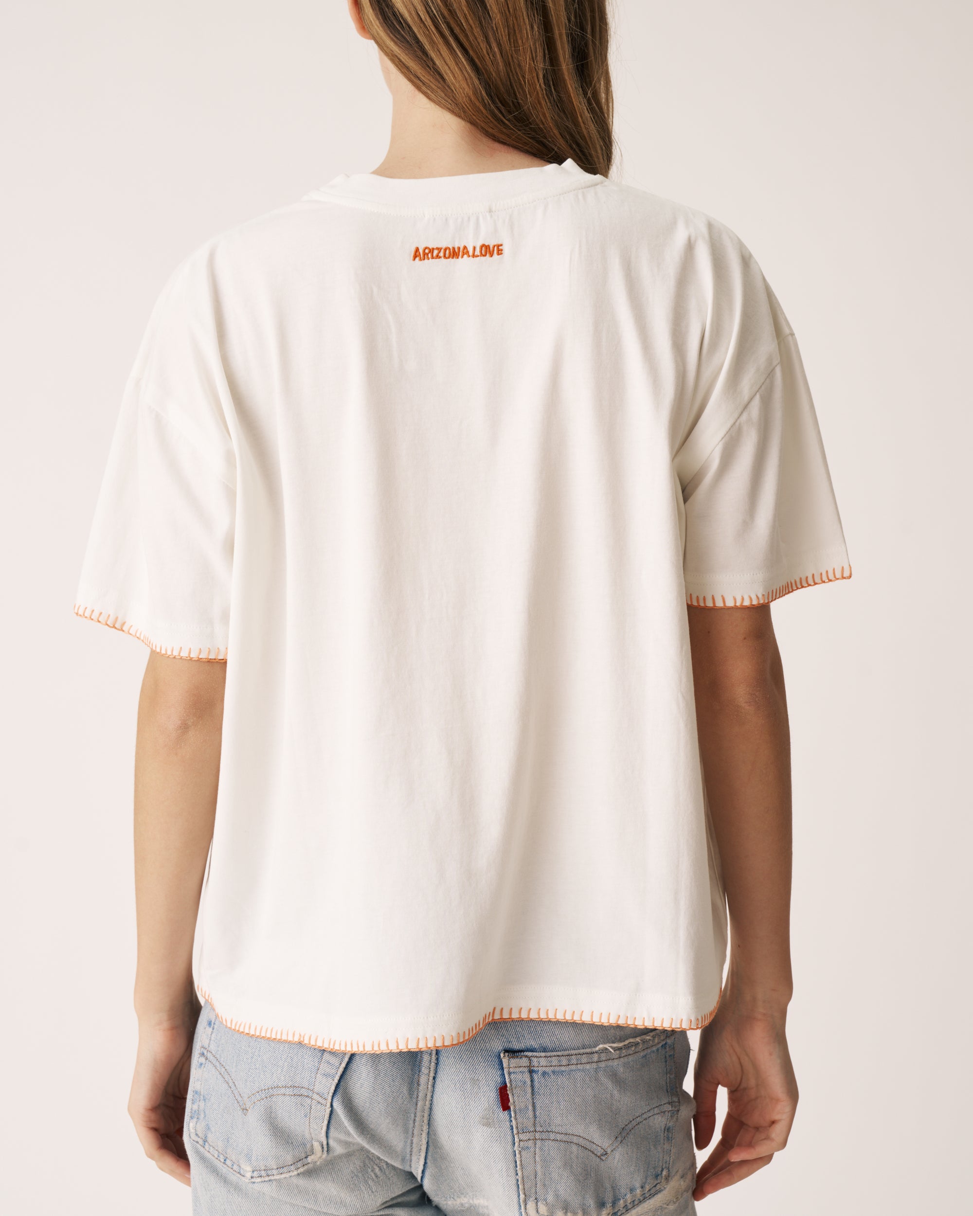 Amadéo tee shirt orange