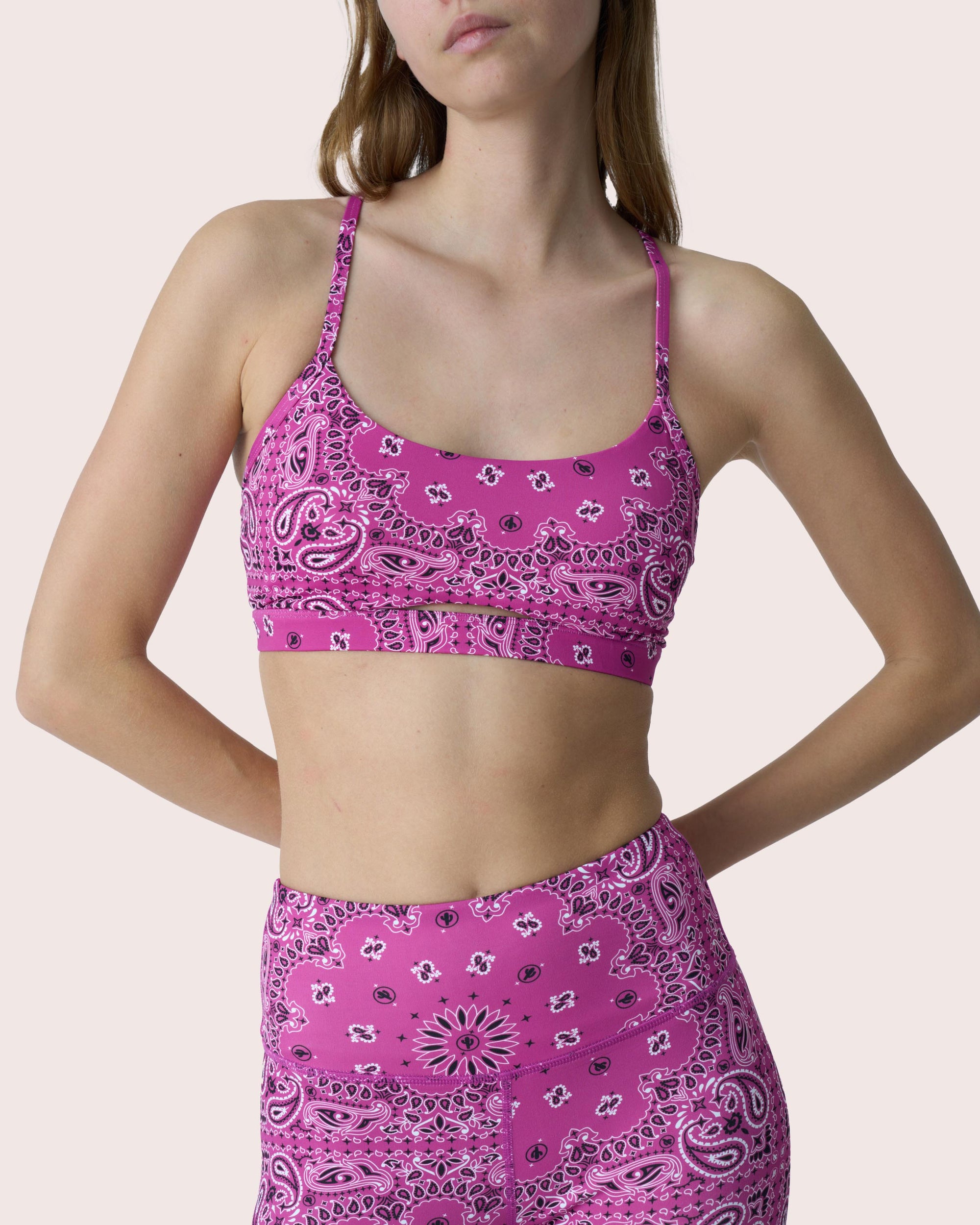 YOGA BRA FUSCHIA