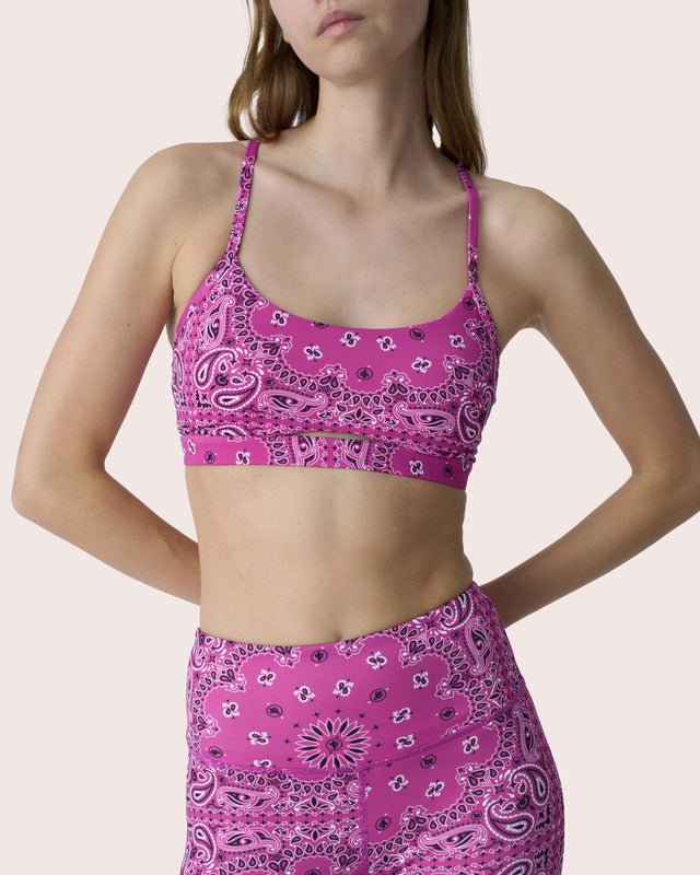 YOGA BRA FUSCHIA