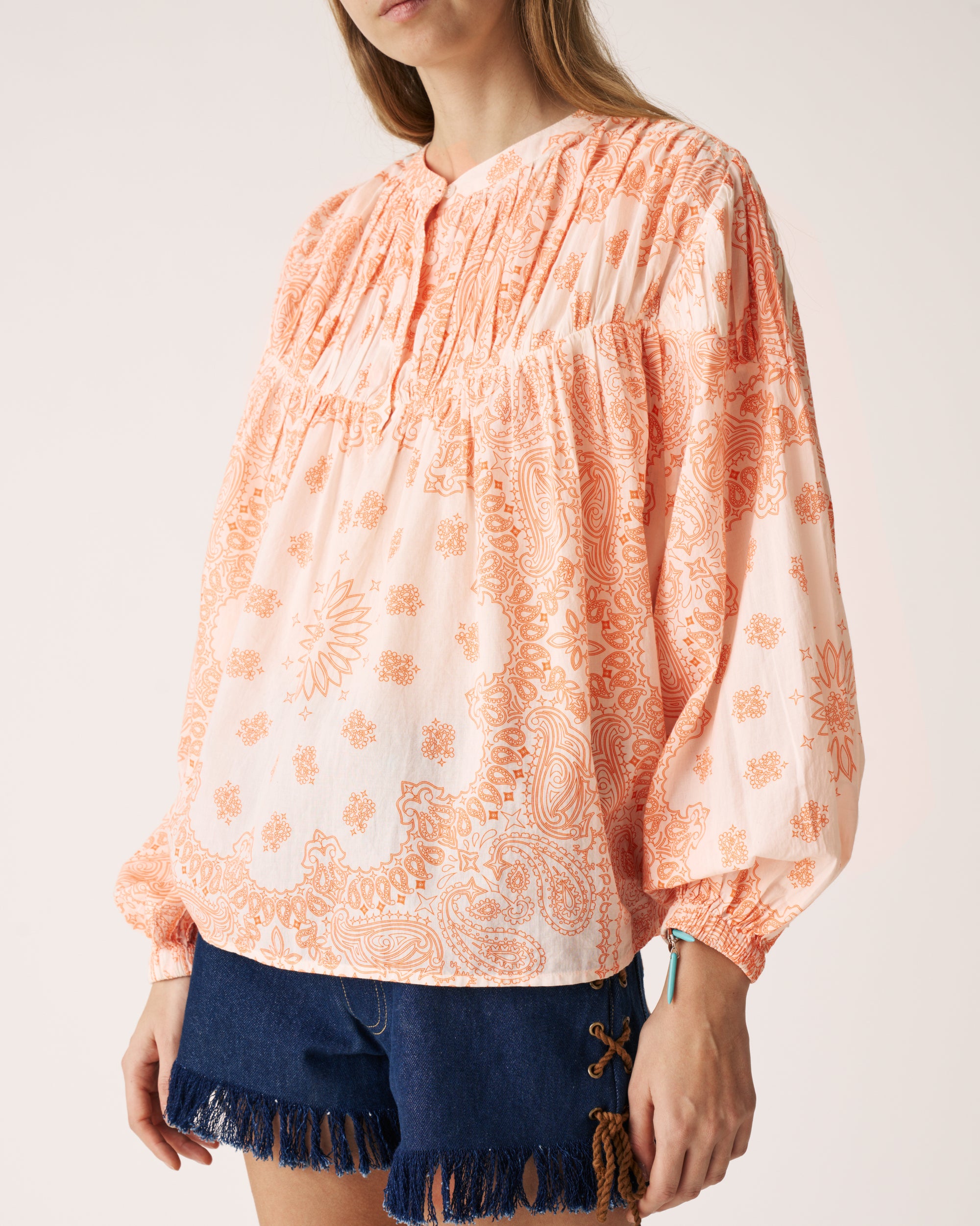 Awa blouse orange