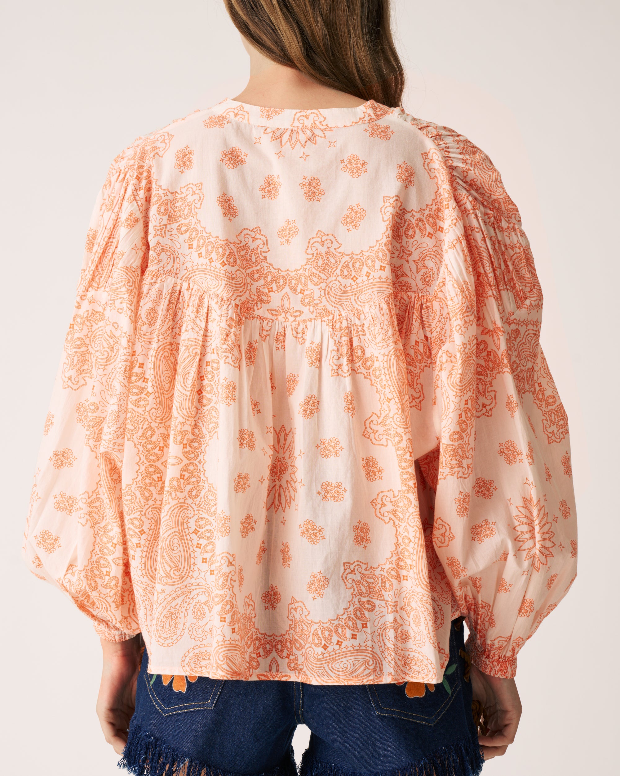 Awa blouse orange