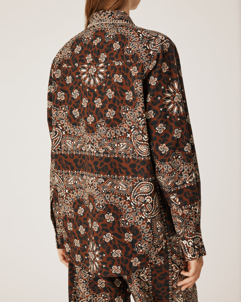 Chemise Bandana Léopard
