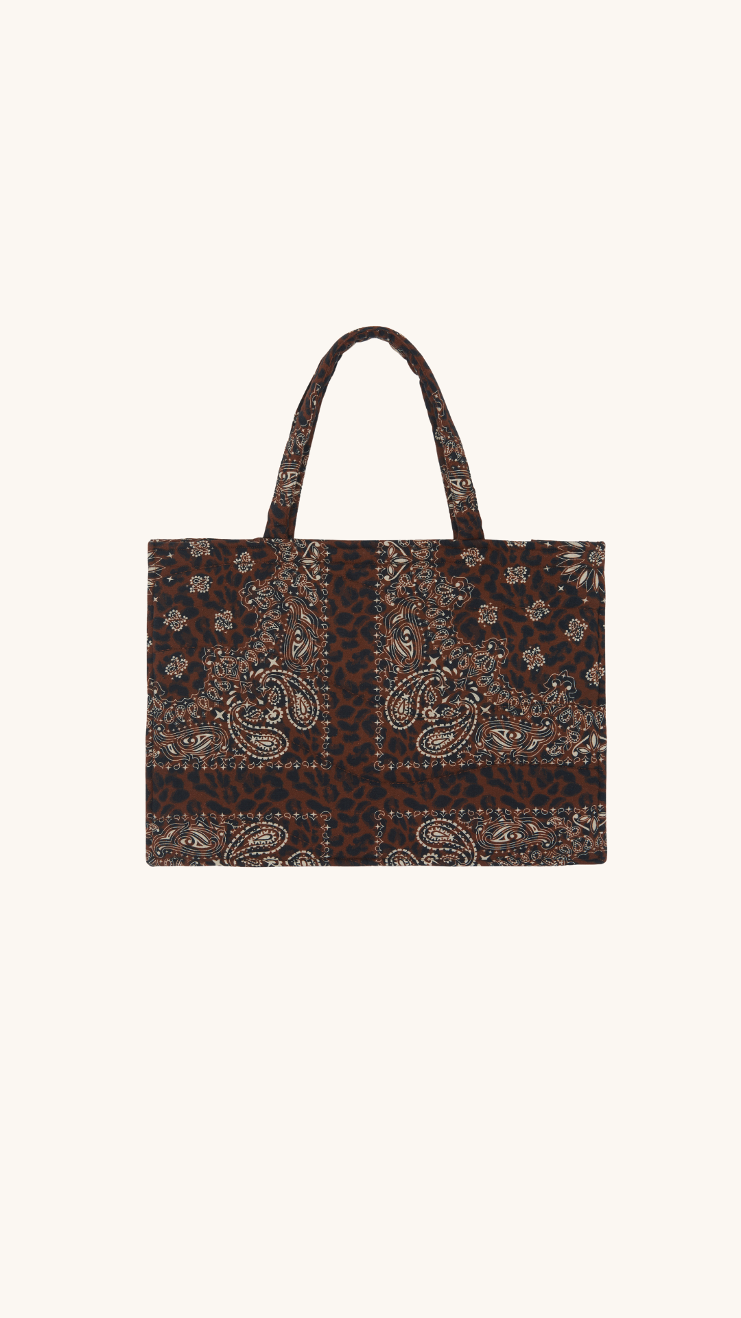 Sac léopard oversize