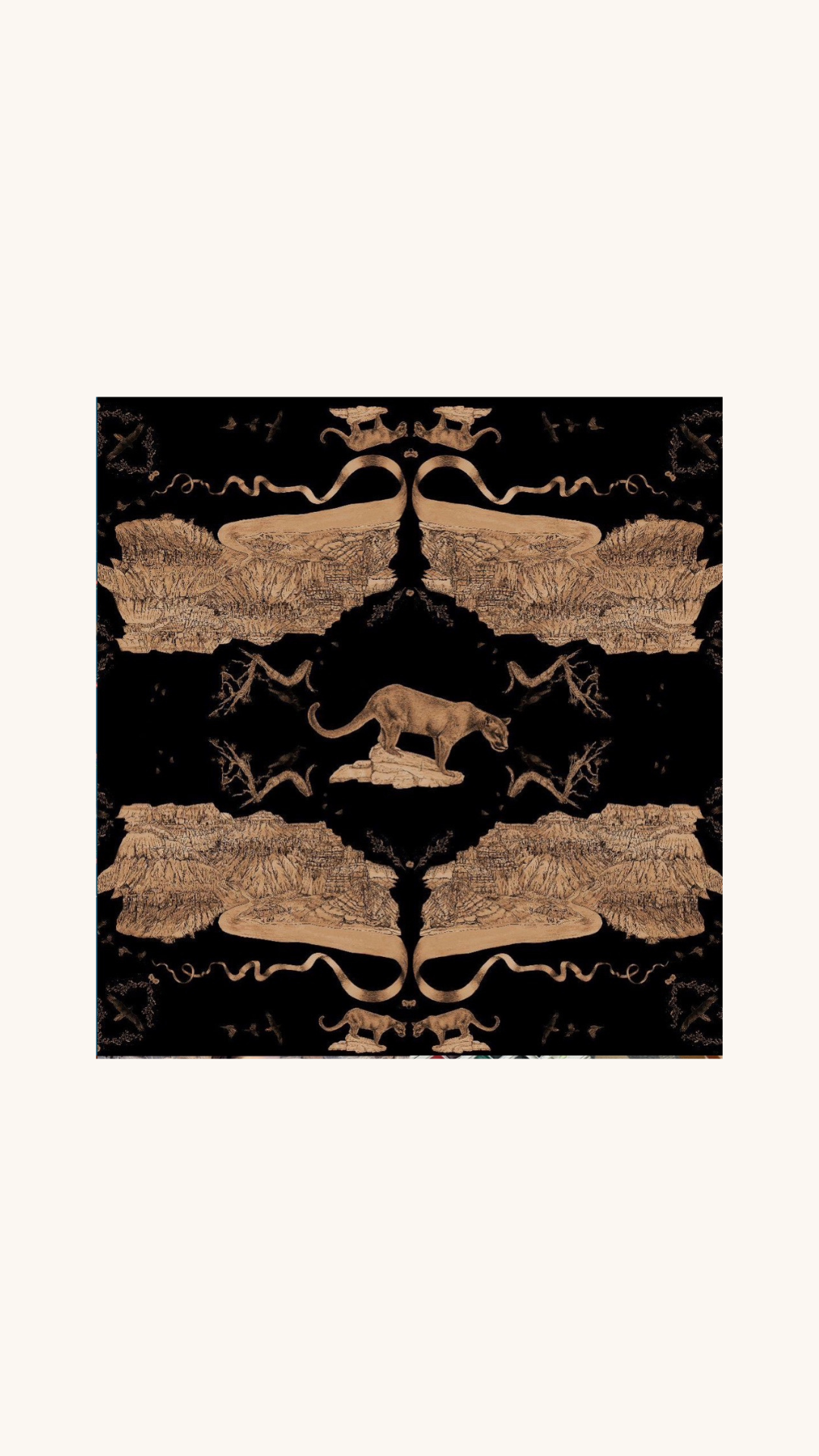 Bandana Canyon marron cachemire