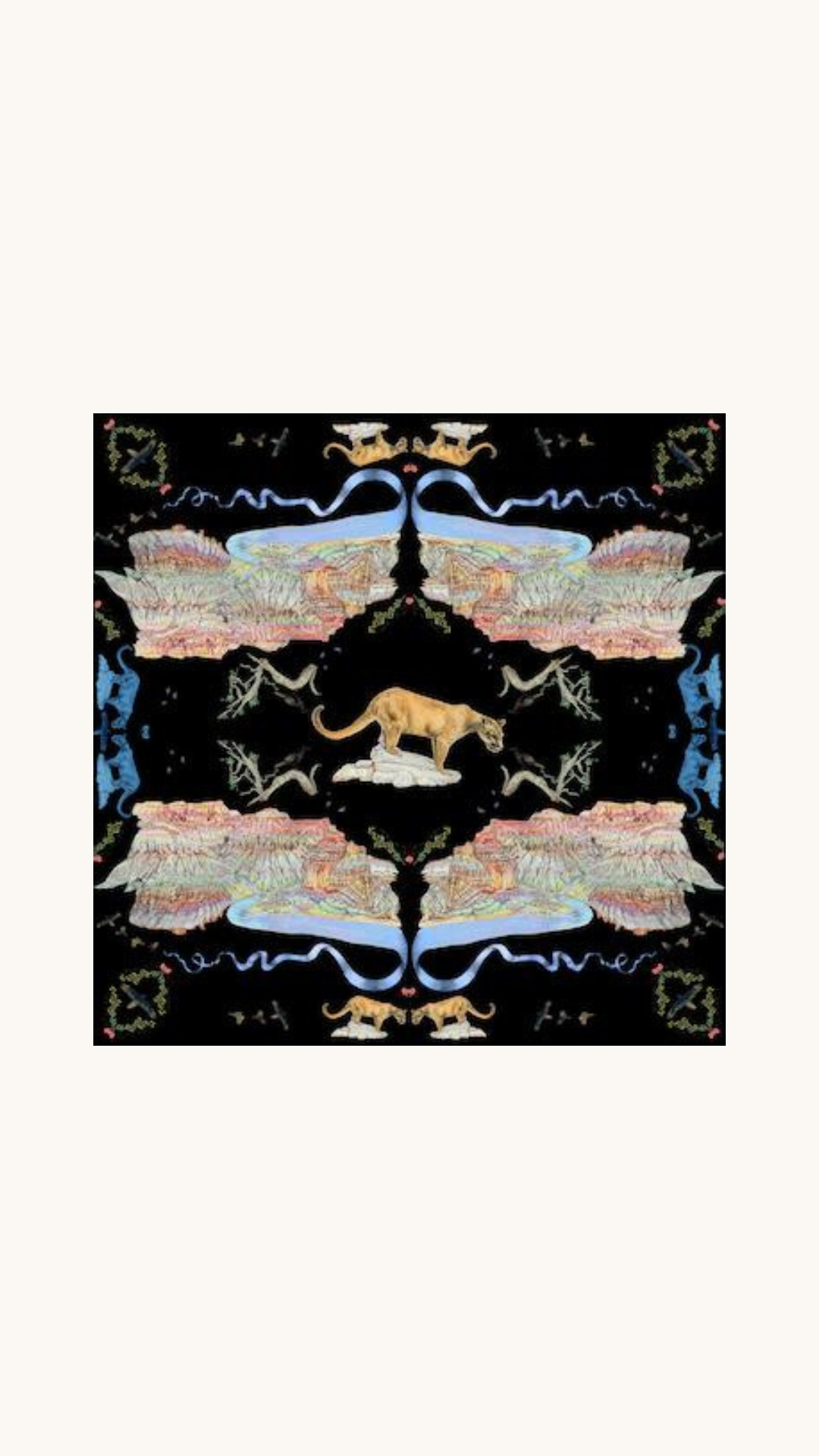 Foulard Bandana Canyon cachemire multi
