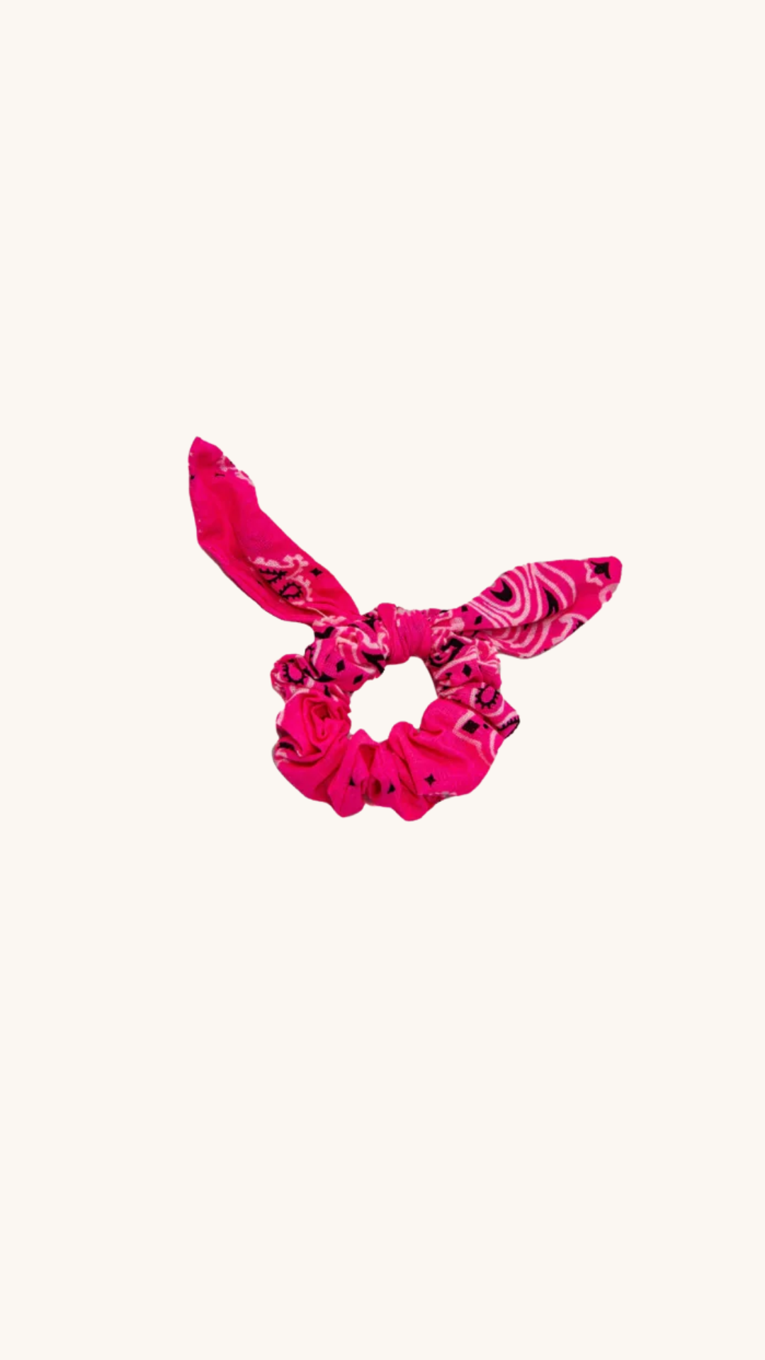 Scrunchy Chouchou Fluo Fuchsia