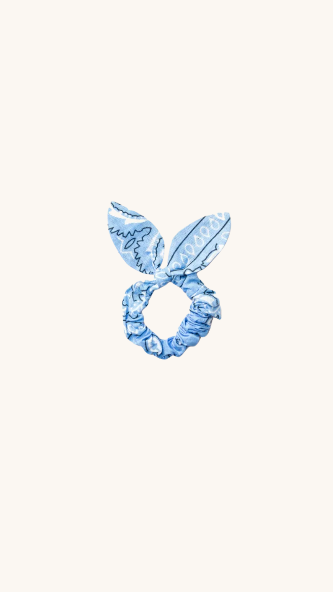 Scrunchy Chouchou Blue