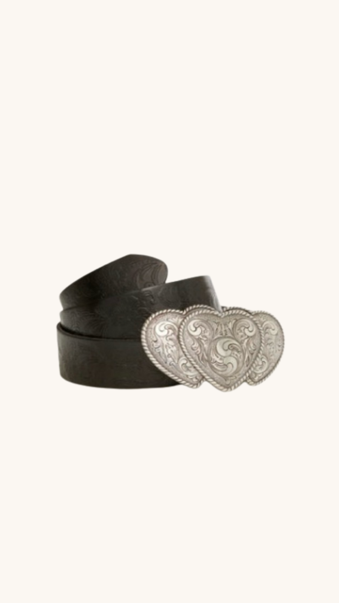 Ceinture Coeur concho
