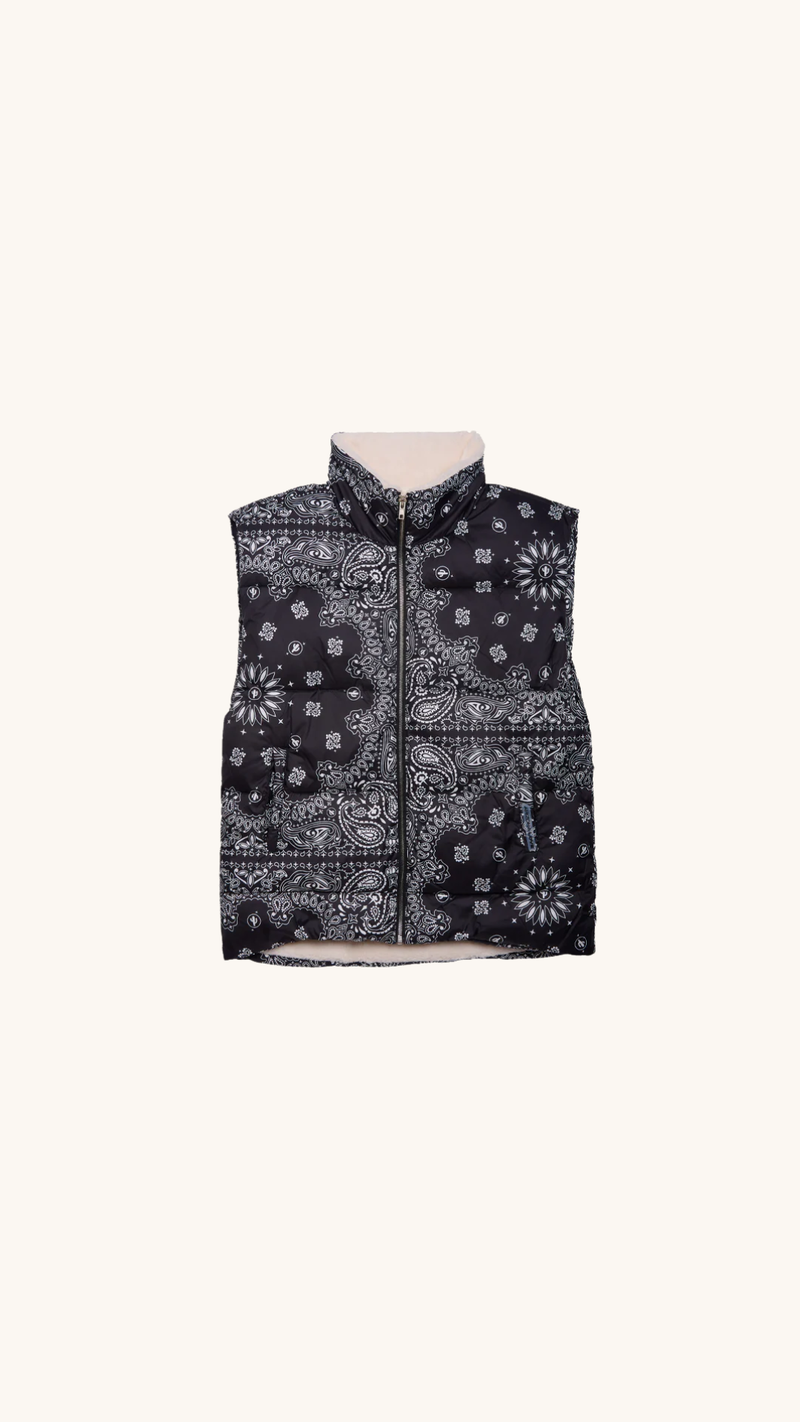 Phoenix Sleeveless Jacket Black