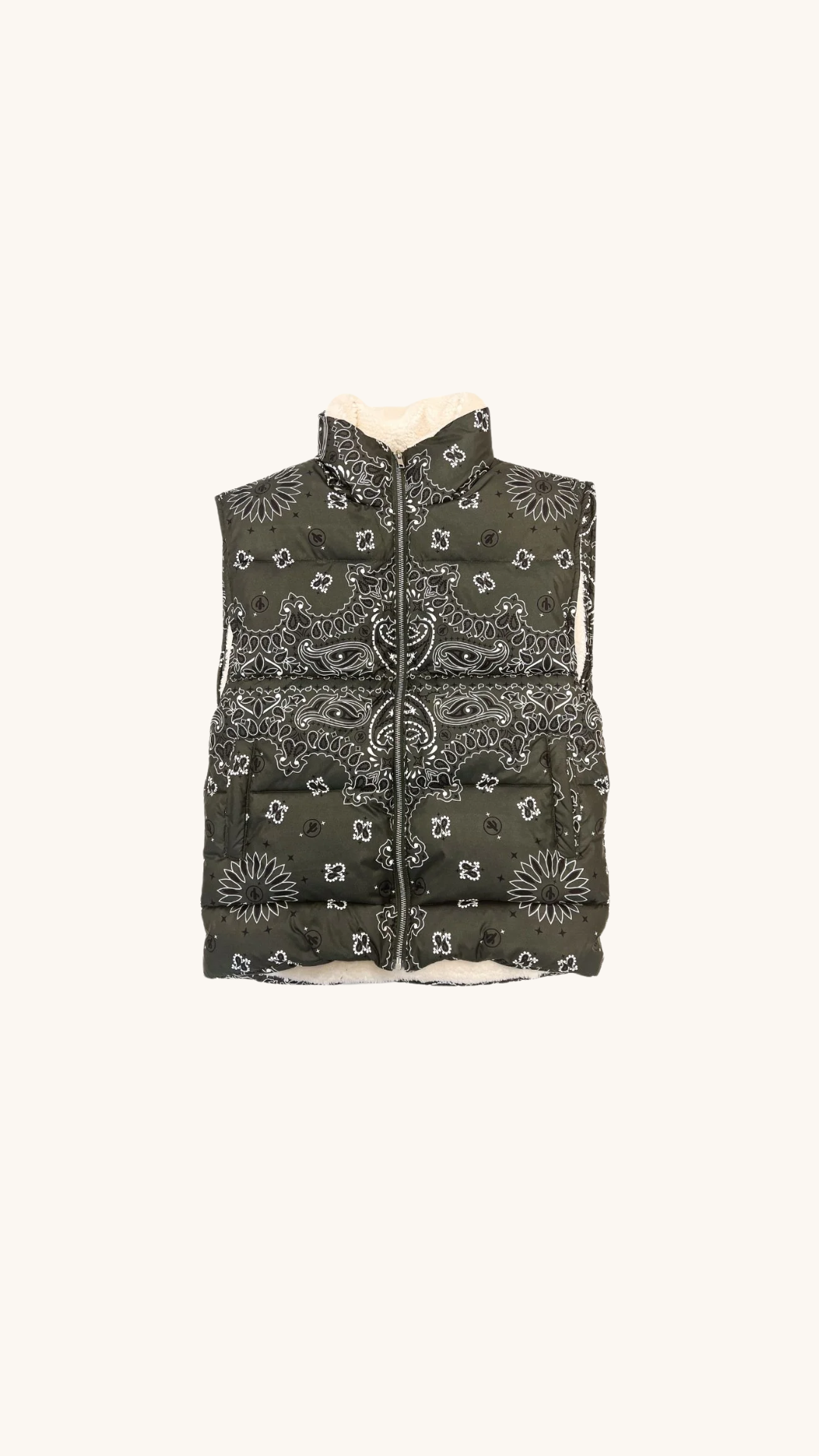 Phoenix Sleeveless Jacket Kaki