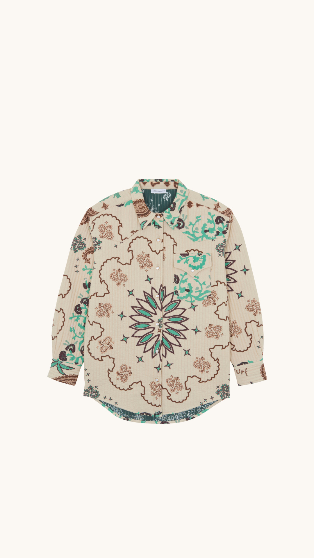 Boho vanilla shirt
