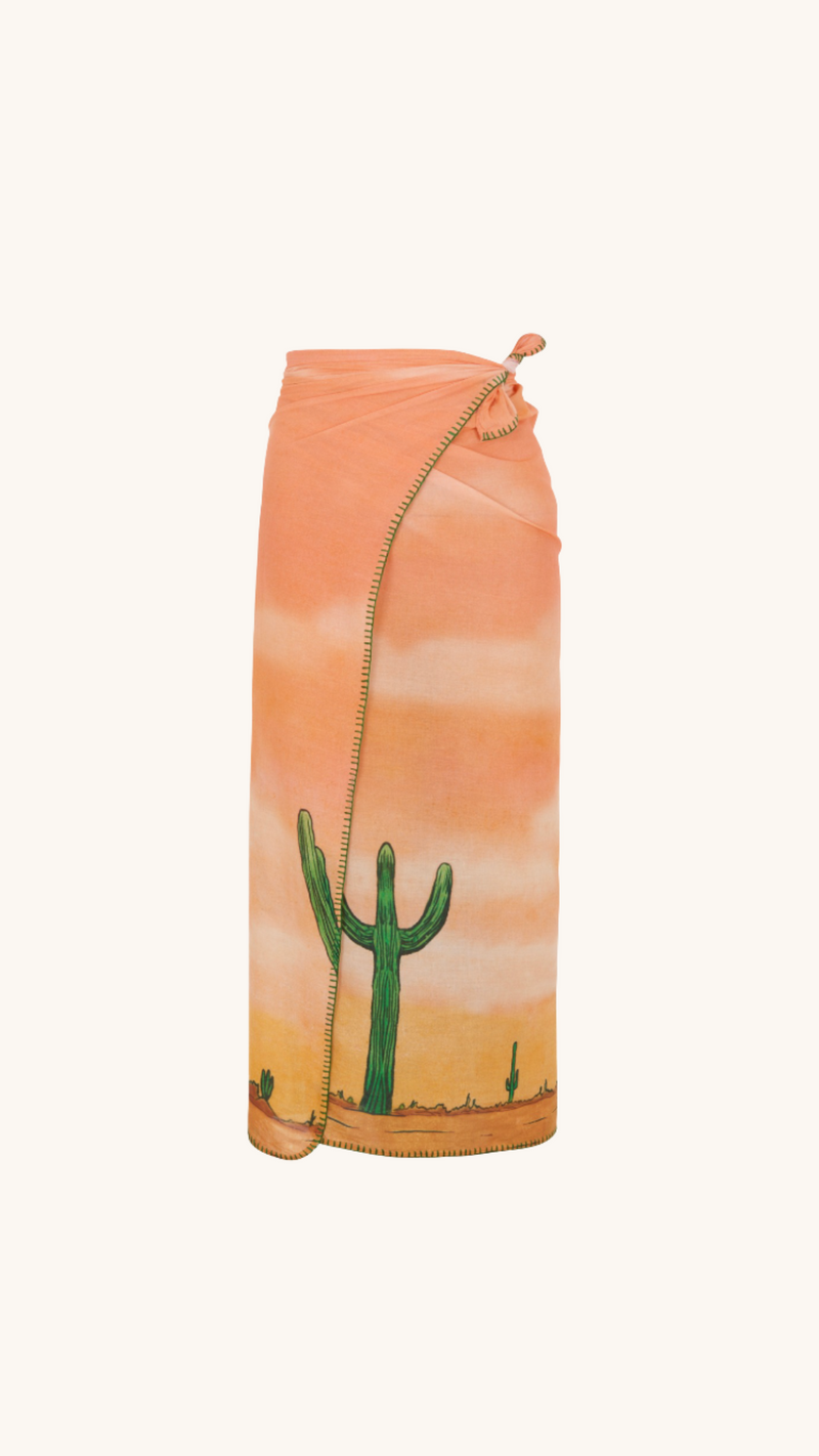 Pink Farwest Sarong