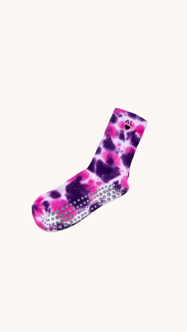 Pink and Purple Tie & Dye Socks