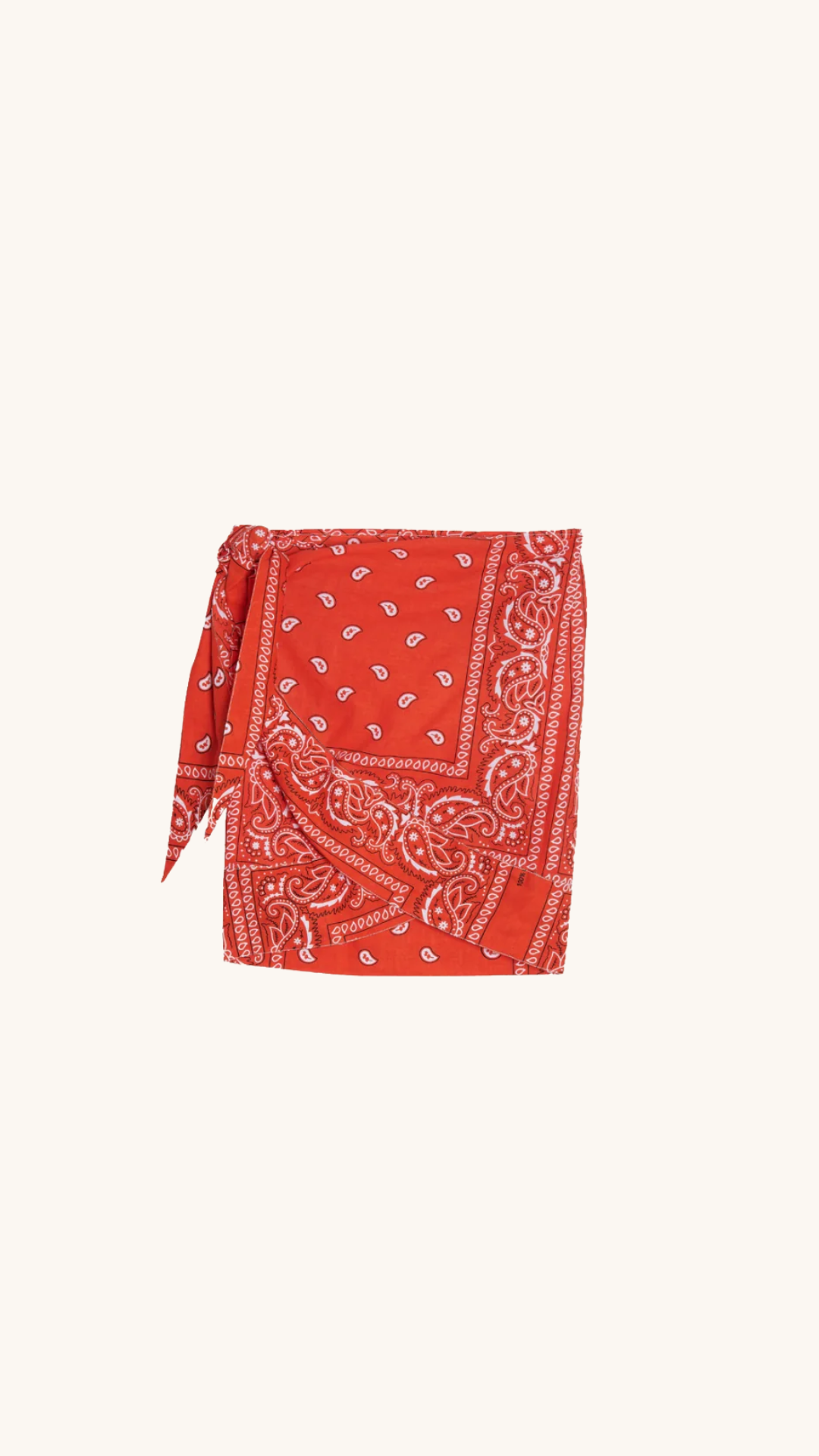 Paréo bandana orange