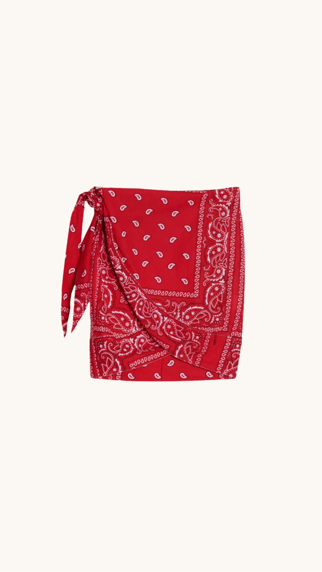 Bandana Red Sarong
