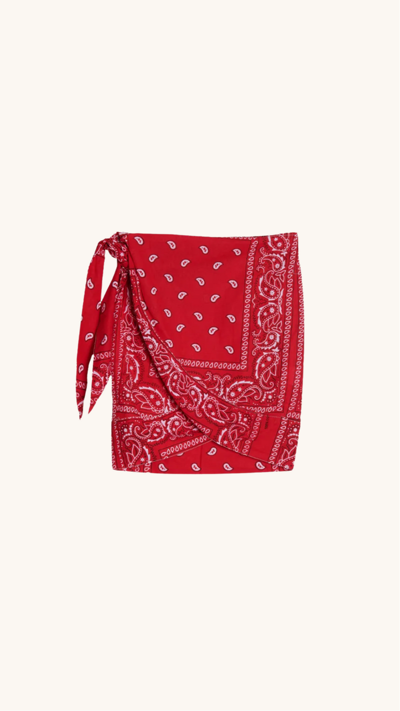 Bandana Red Sarong